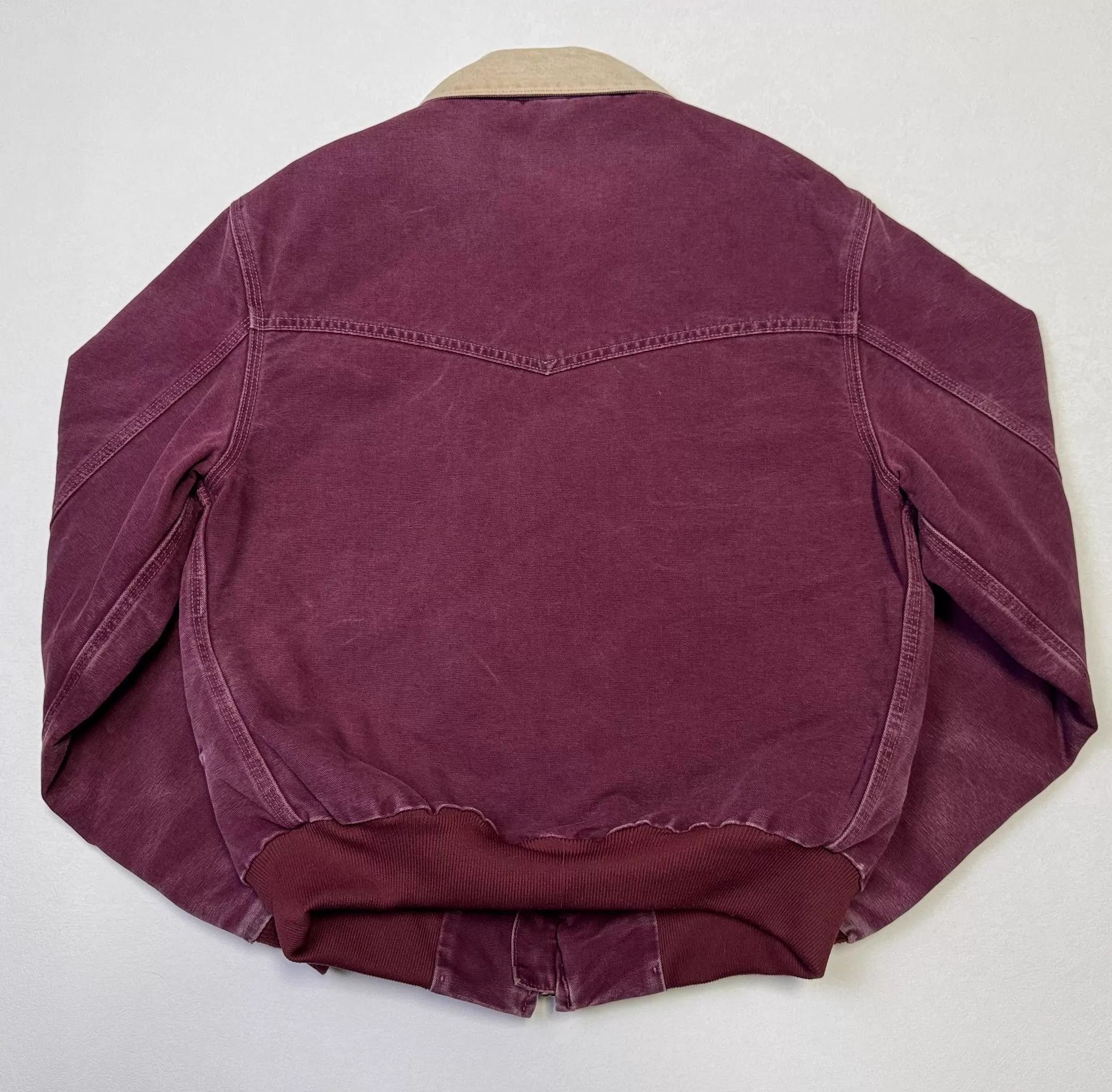 Carhartt Vintage Carhartt JQ2246 Wine M Santa Fe Jacket Size US M / EU 48-50 / 2 - 5 Thumbnail