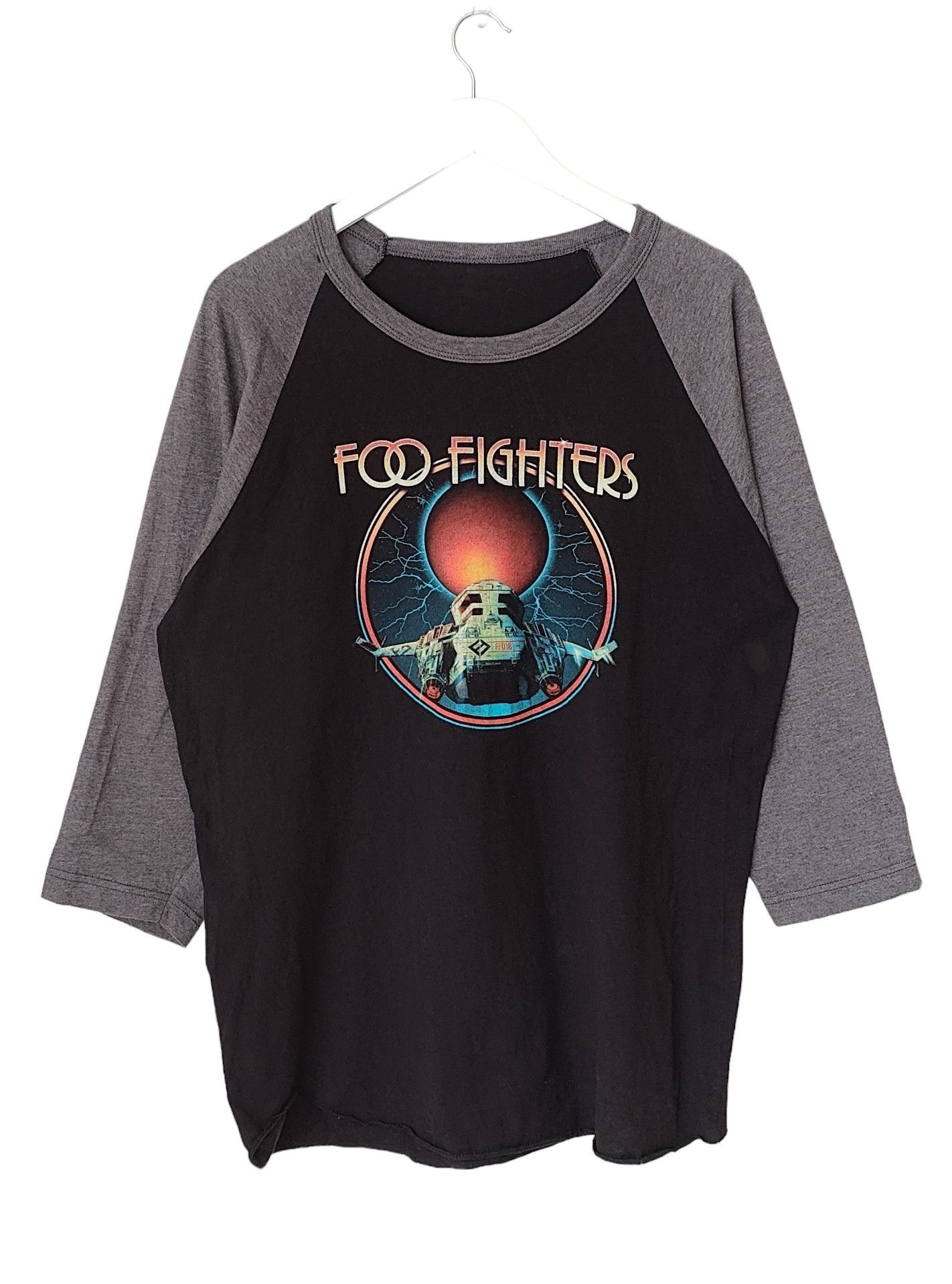 Band Tees Foo Fighter Space Shuttle Red Moon Raglan Longsleeve Size US L / EU 52-54 / 3 - 1 Thumbnail