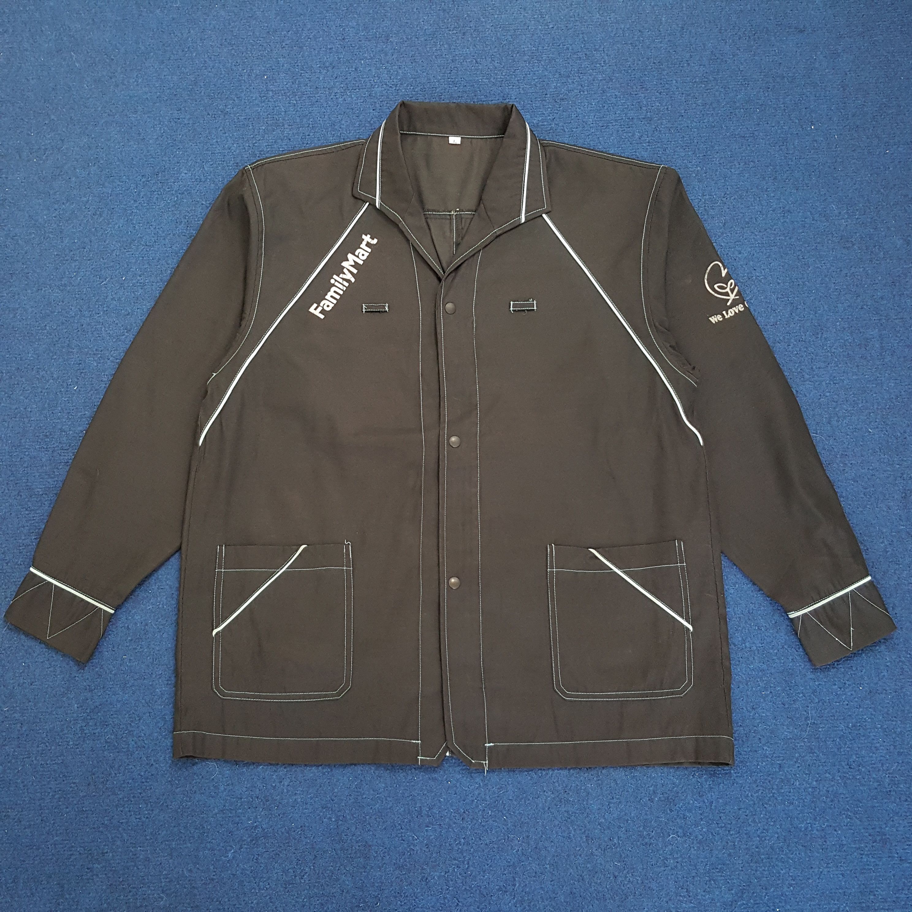 Japanese Brand × Vintage Vintage Family Mart Japan Store Staff Uniform Jacket Size US M / EU 48-50 / 2 - 1 Thumbnail