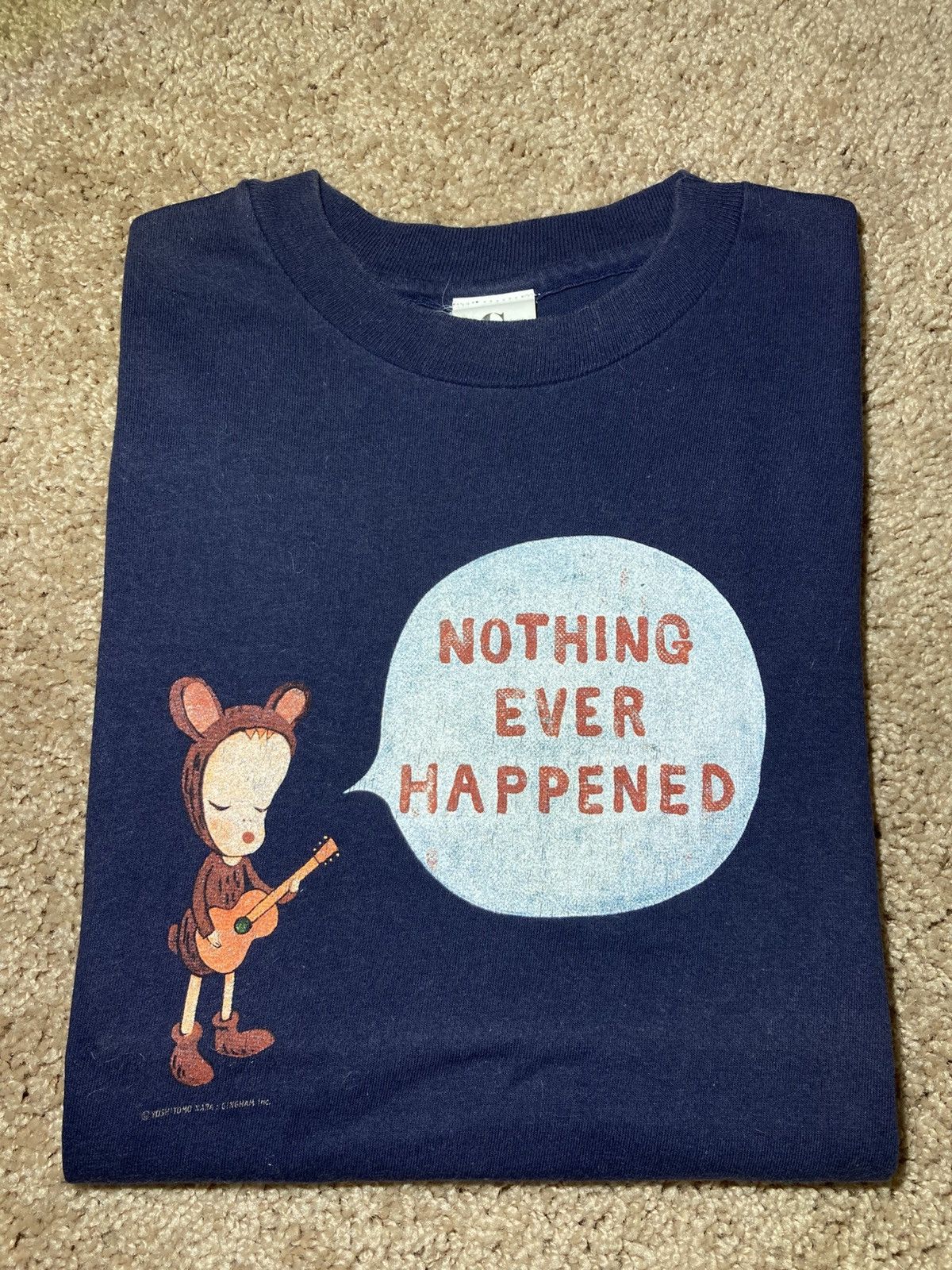 Japanese Brand 2000 Yoshitomo Nara Artwork Painting Vintage Shirt Art 90s Size US XS / EU 42 / 0 - 1 Thumbnail