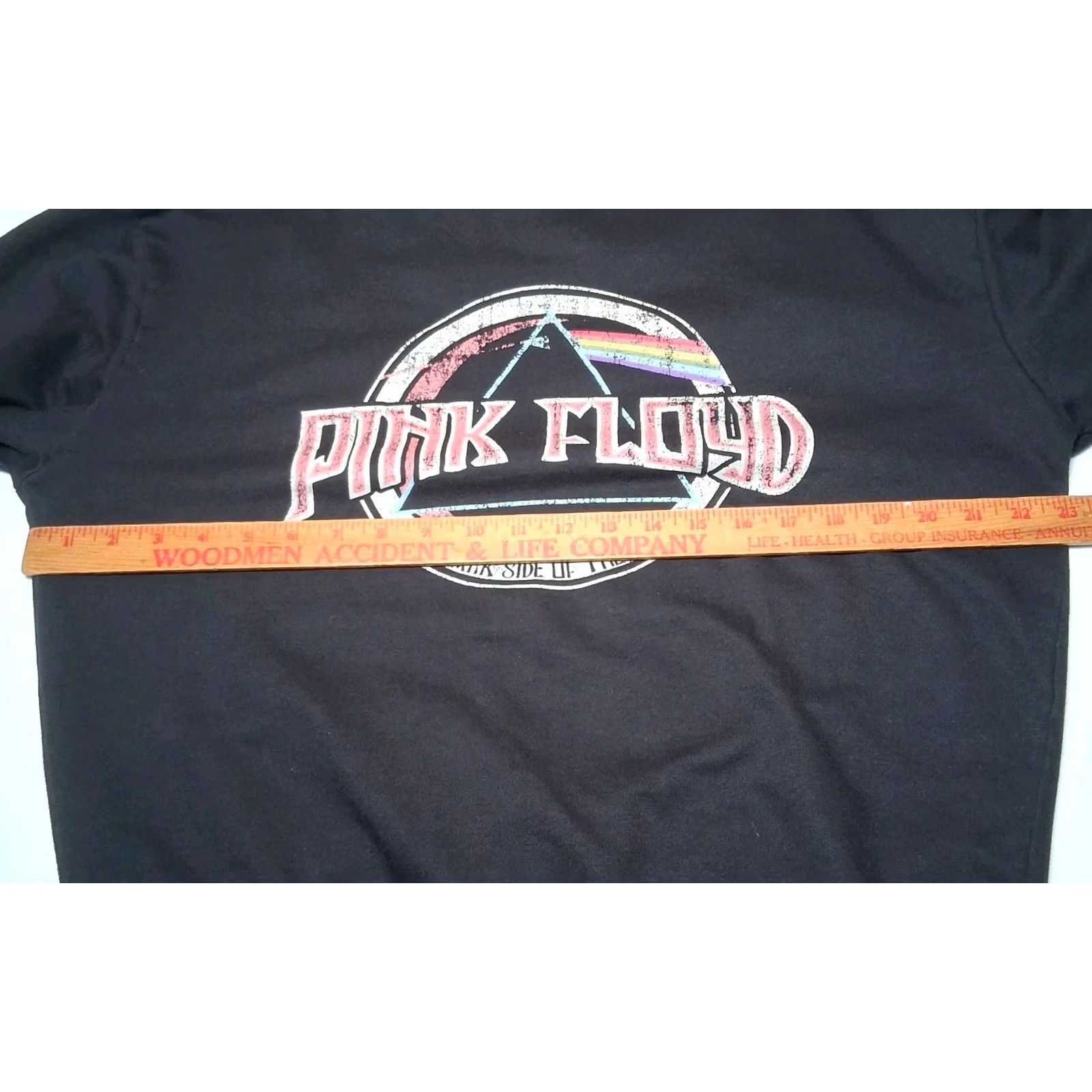 Vintage Life Clothing Co Pink Floyd Sweatshirt Crewneck L Black Graphic Band Music Dark Side of the Moon Mens Pullover Long Sleeve Regular Fit Size US L / EU 52-54 / 3 - 4 Thumbnail