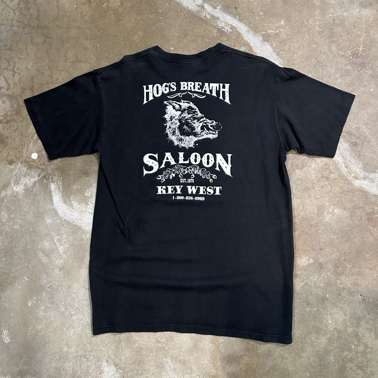 Harley Davidson Vintage Hogs Breath Saloon Harley Davidson Tshirt Size US L / EU 52-54 / 3 - 4 Thumbnail