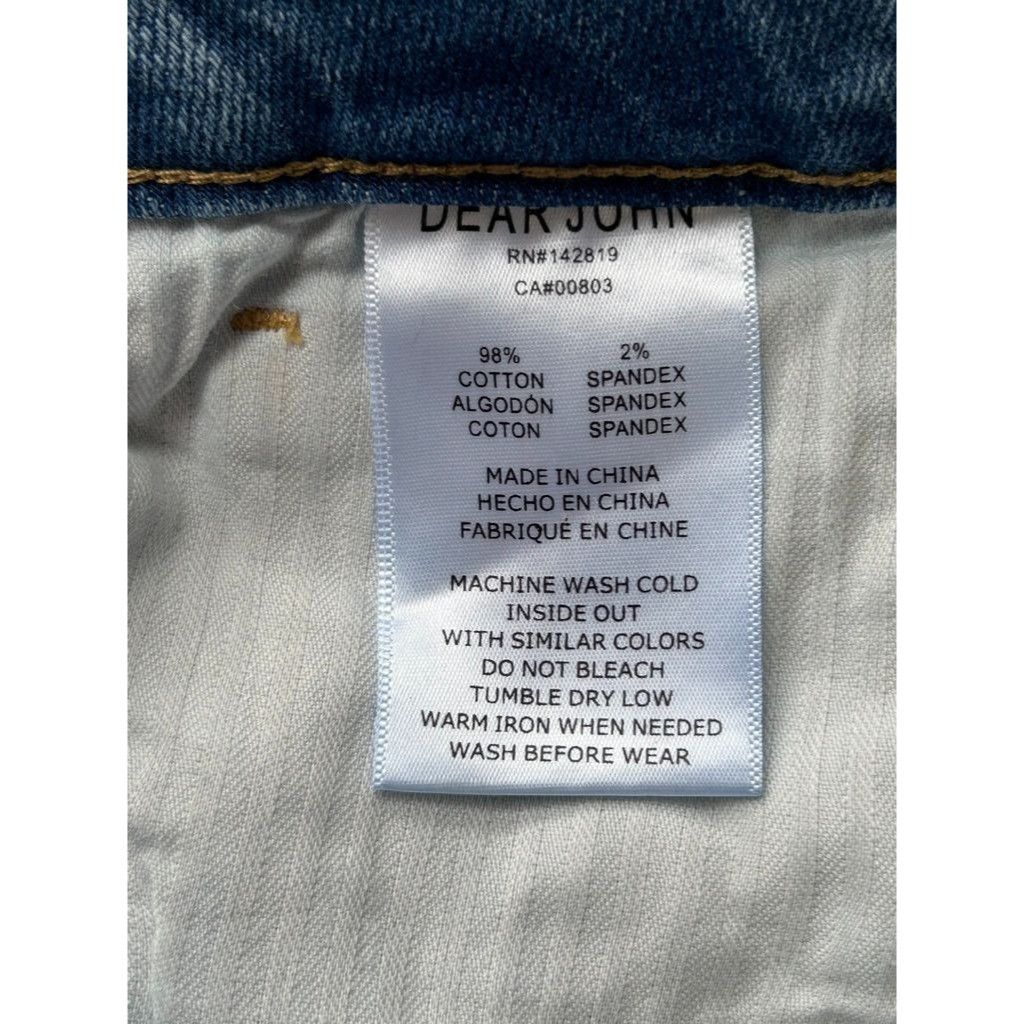 Other Dear John Blaire Straight Leg Ankle Slim Jeans in Lyon Size 31" - 8 Thumbnail