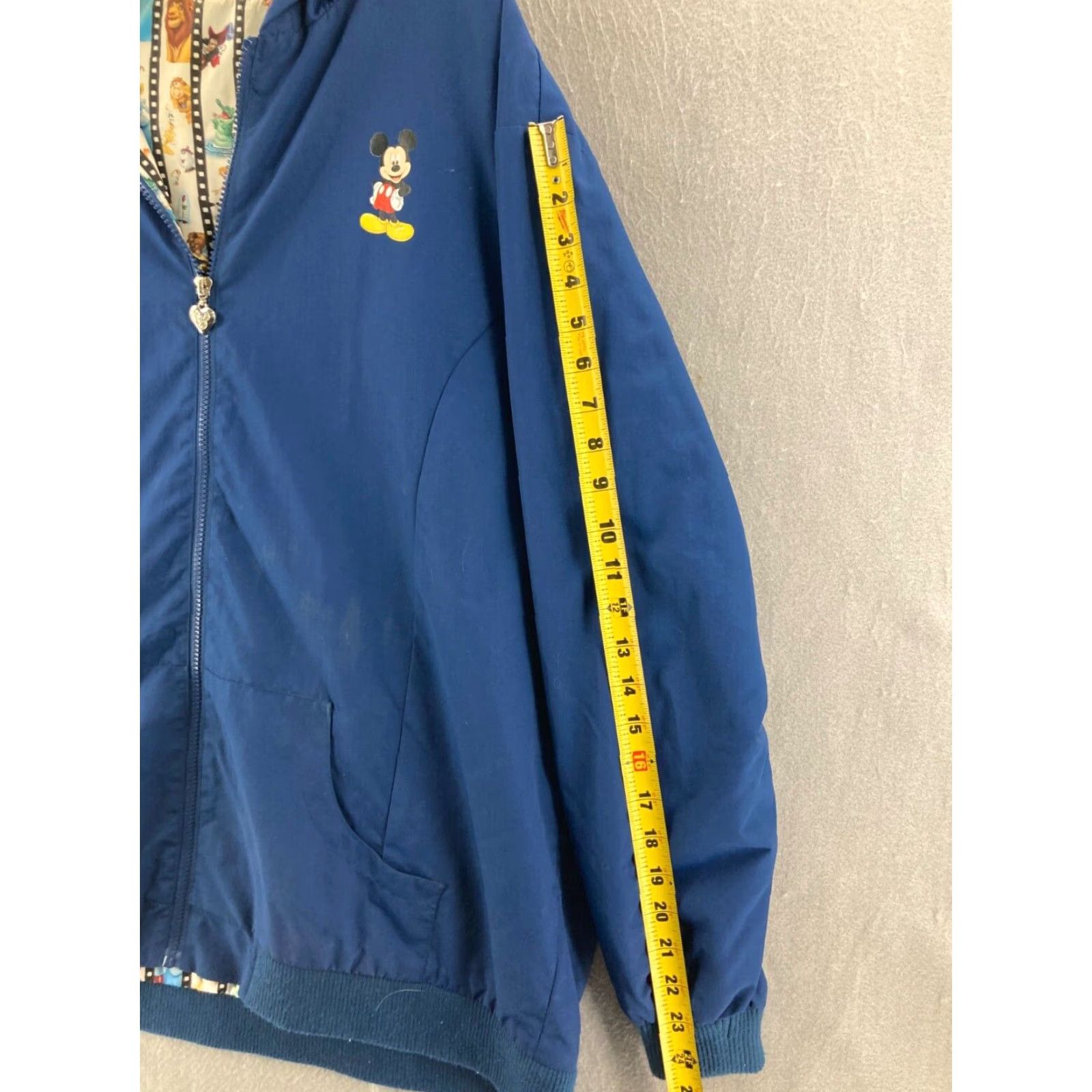 Disney Disney Walt Disney World Hooded Jacket Womens XL Blue Full Zip Mickey Princess Size XL / US 12-14 / IT 48-50 - 4 Thumbnail