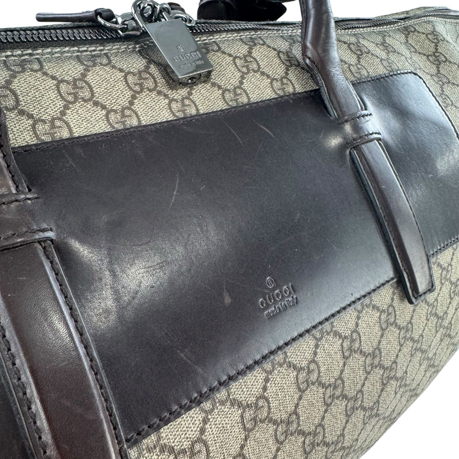 Gucci Gucci Monogram Duffle Bag Size ONE SIZE - 12 Thumbnail