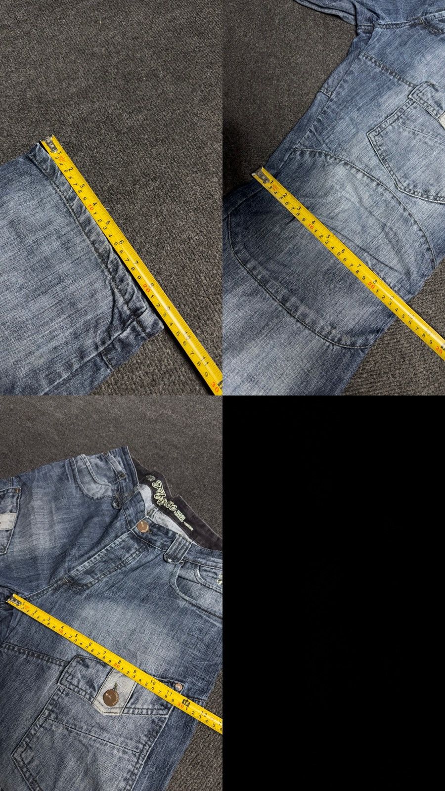 20471120 Japanese 00s Y2K Retro Sk8 Jnco Ecko Baggy Cargo Denim Jeans Size US 36 / EU 52 - 21 Thumbnail