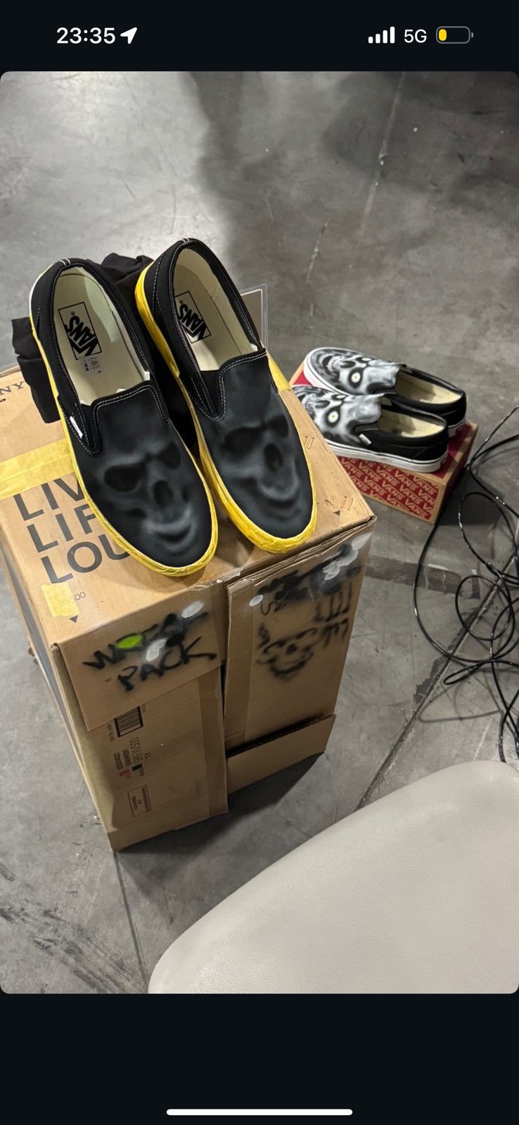 Seventh Heaven WreckPack Endless Heaven Complexcon Vans Slip Ons Size US 12 / EU 45 - 4 Thumbnail