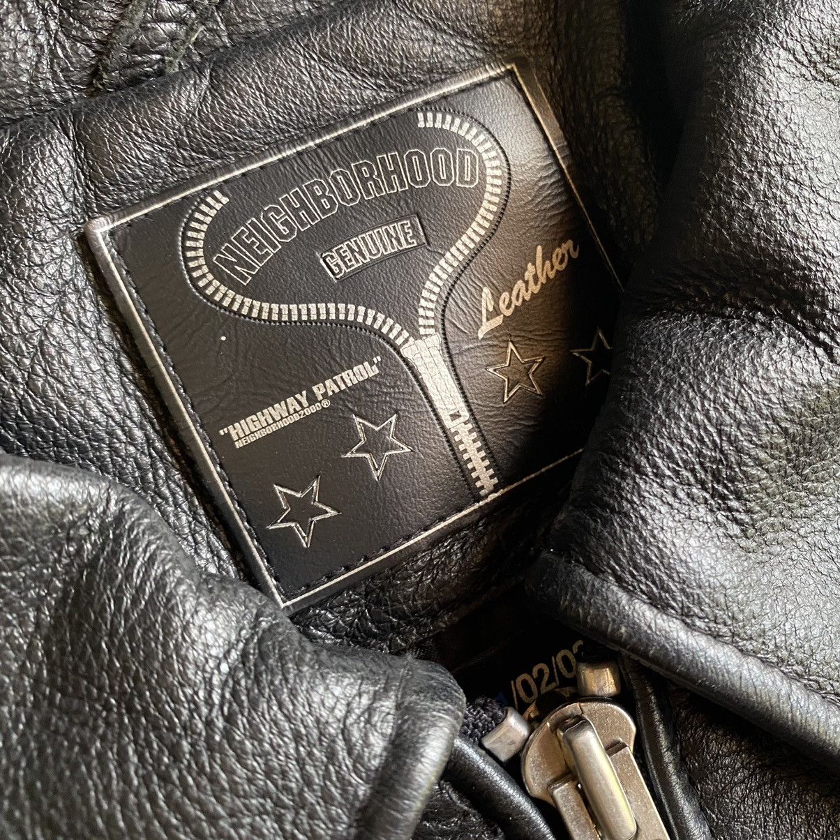 Neighborhood Fall00-01 Highway Patrol Leather Jacket Size US M / EU 48-50 / 2 - 7 Thumbnail