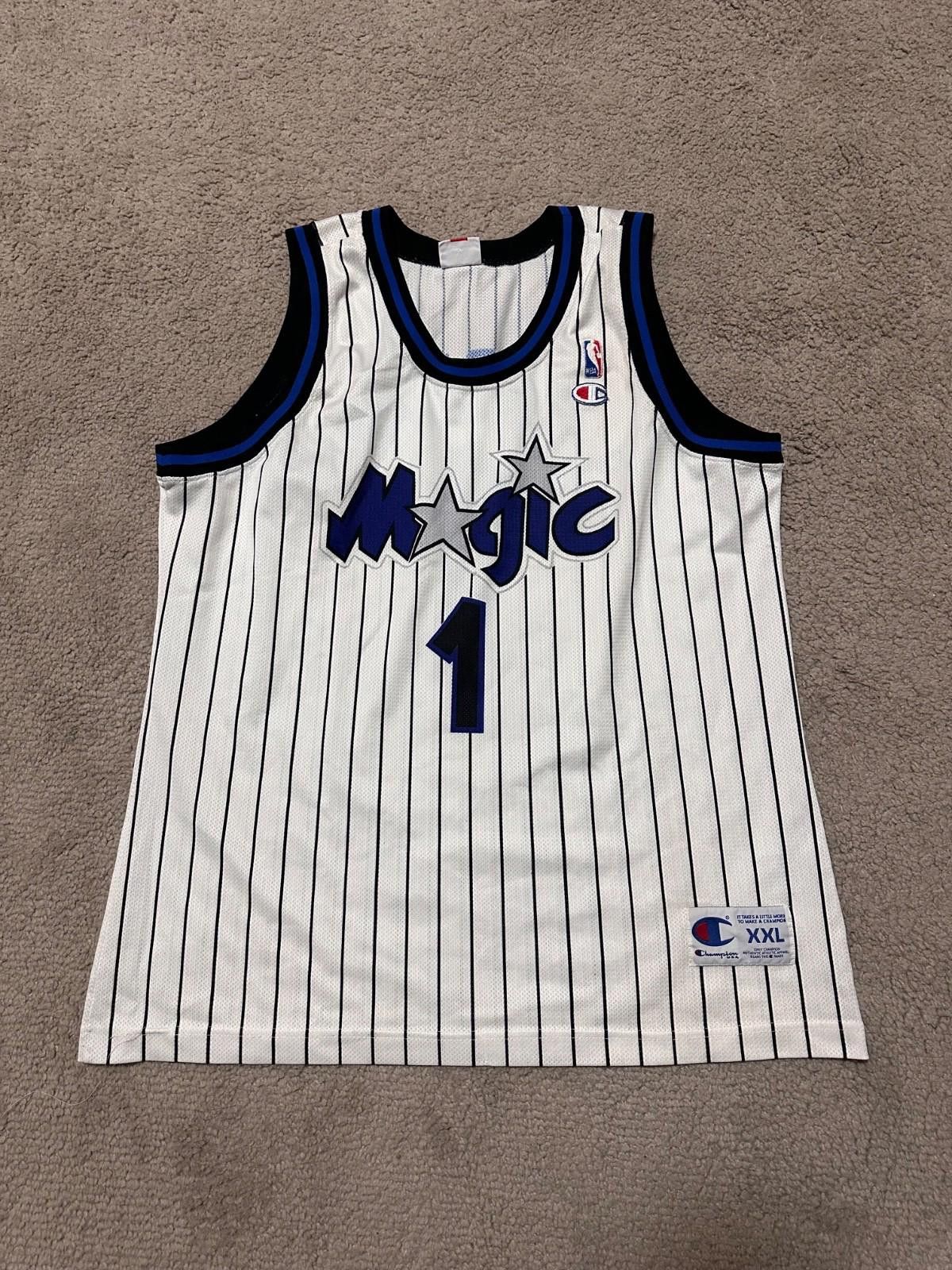 Champion VTG 90’s Orlando Magic NBA Anfernee Hardaway Champion Jersey Size US XXL / EU 58 / 5 - 1 Thumbnail