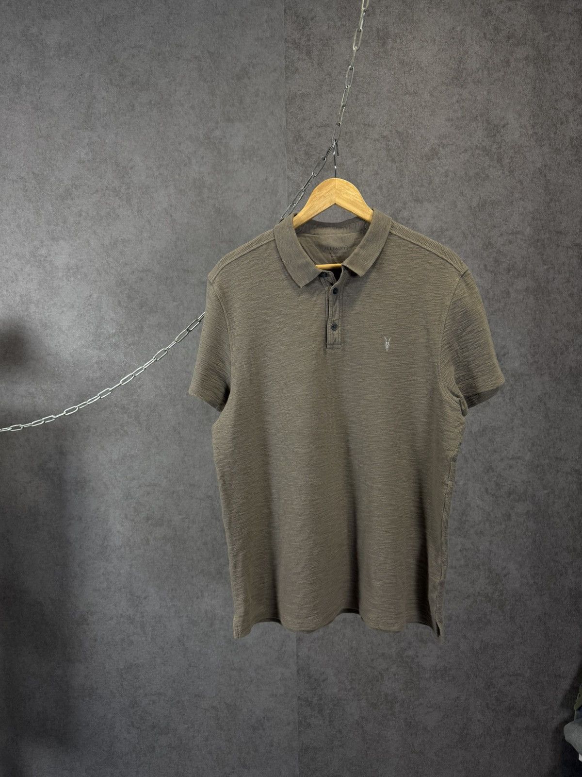 Allsaints Allsaints designer logo polo tee Size US L / EU 52-54 / 3 - 1 Thumbnail