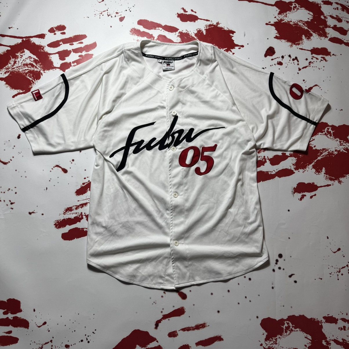 Fubu × Rap Tees × Vintage vintage 90s fubu big logo jersey Size US L / EU 52-54 / 3 - 1 Thumbnail