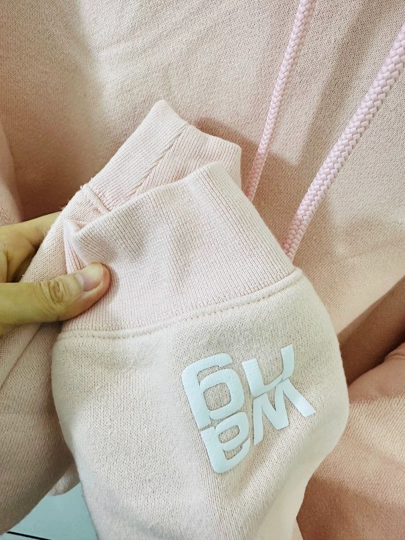 Alexander Wang Alexander Wang Pink Hoodie with Drawstring- Size XS / US 0-2 / IT 36-38 - 3 Thumbnail