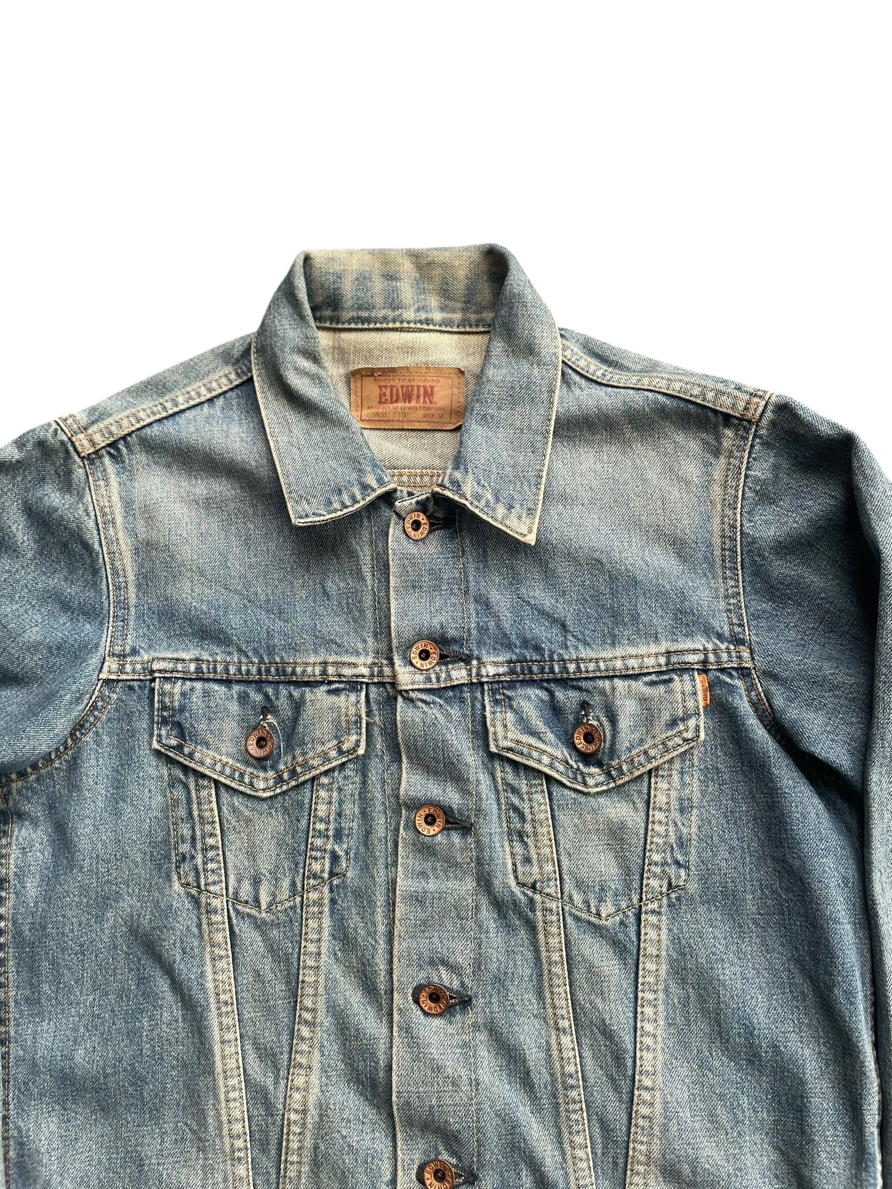 Edwin Vintage Edwin Selvedge Denim Jacket Size US M / EU 48-50 / 2 - 2 Thumbnail