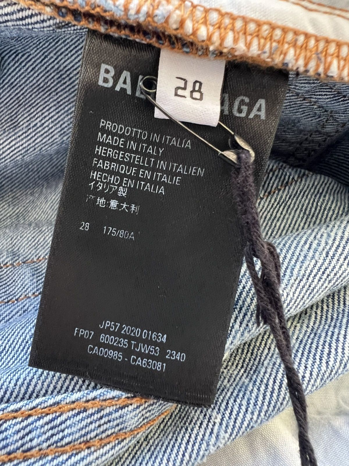 Balenciaga Balenciaga jeans size 28 Size 28" / US 6 / IT 42 - 13 Thumbnail