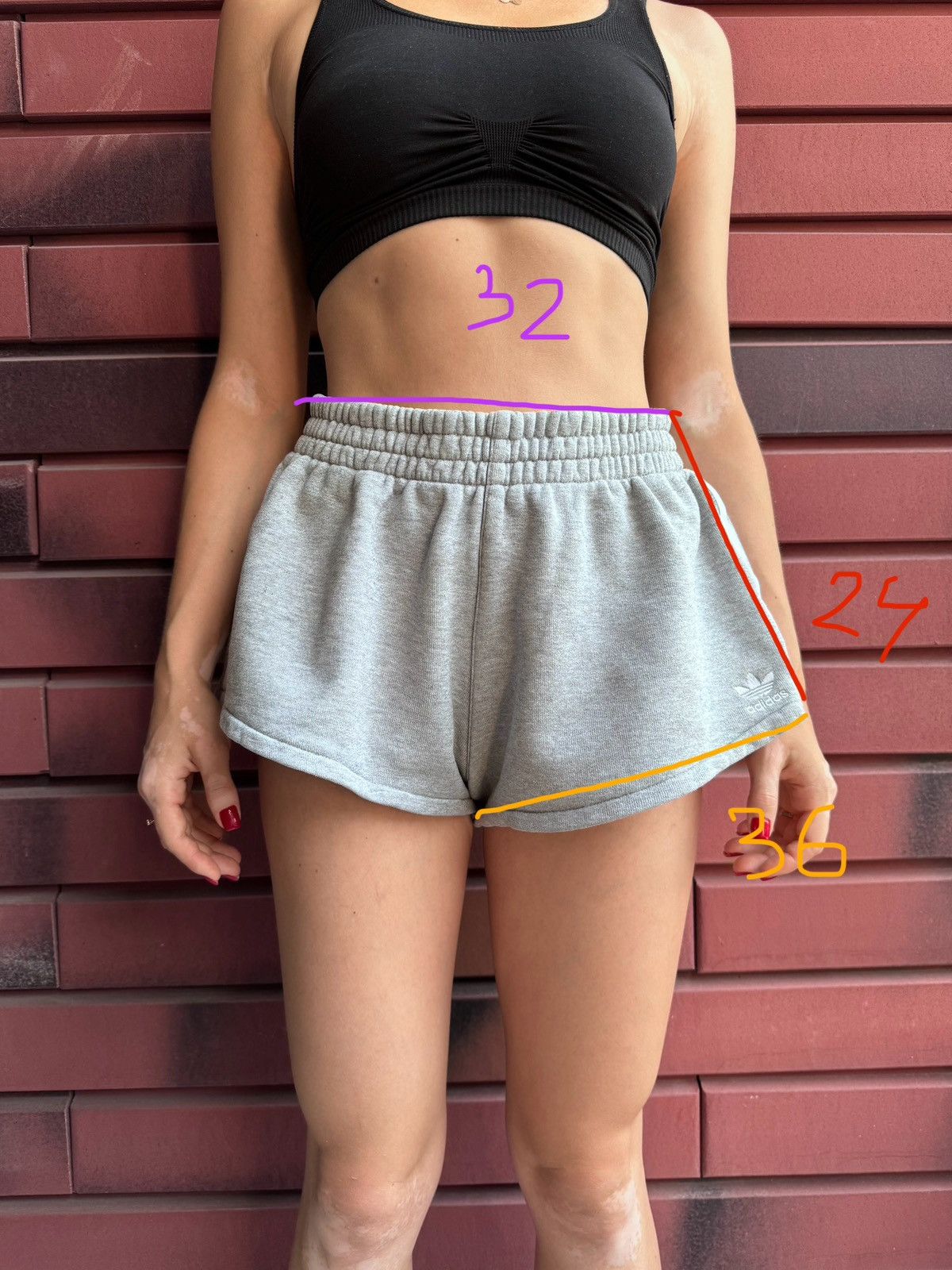Adidas Adidas Sweat shorts cropped shorts twerk dance swag size M Size 25" / US 0 / IT 36 - 12 Thumbnail