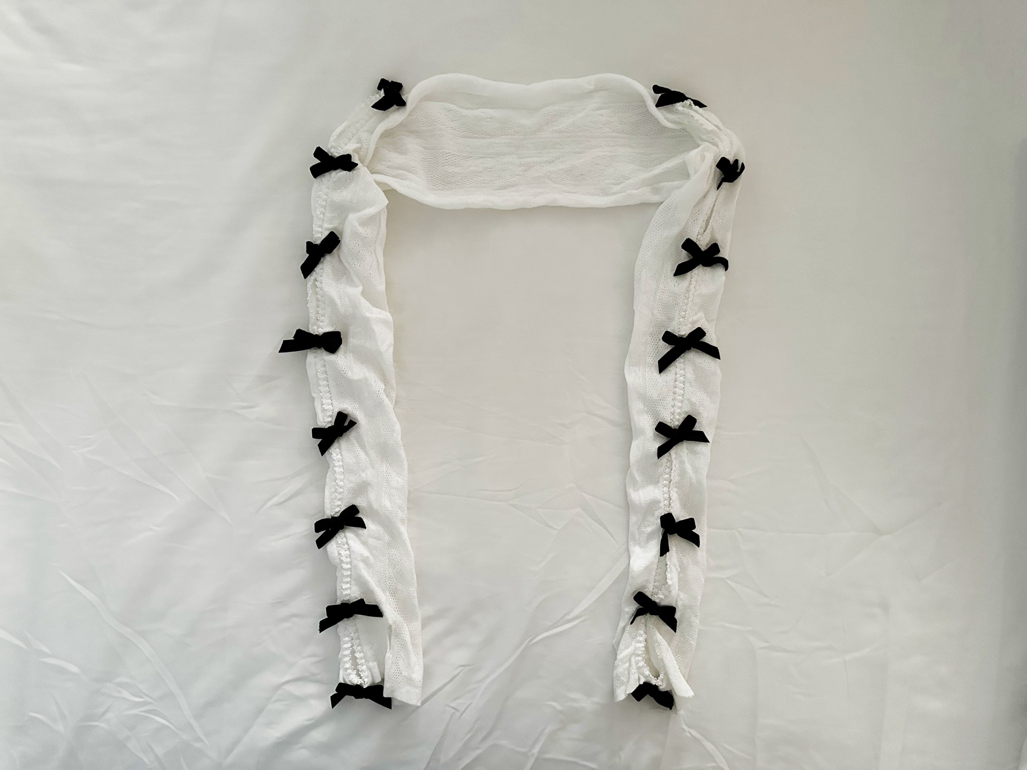 Nodress Nodress White Bow Cardigan Size ONE SIZE - 2 Thumbnail
