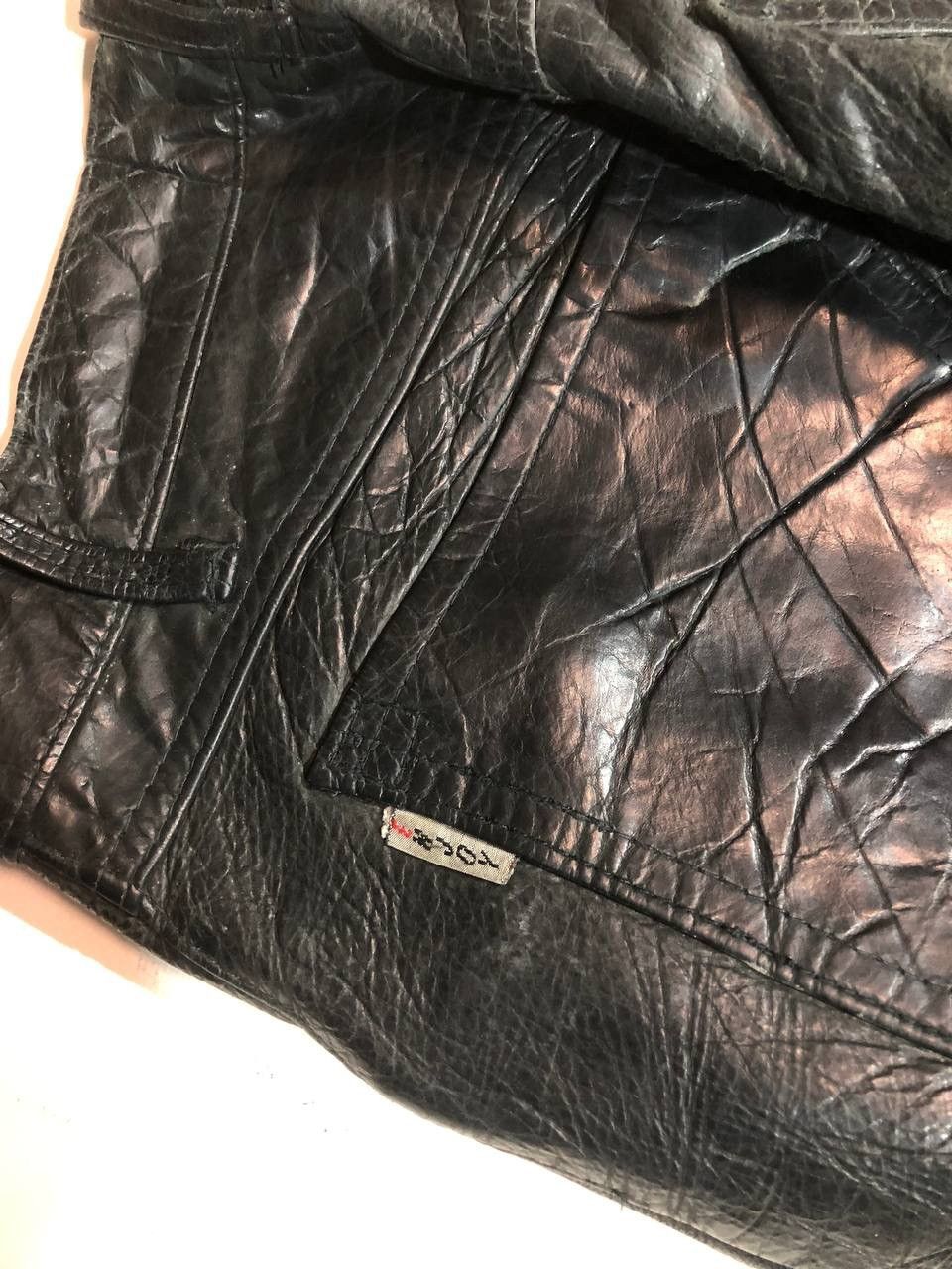 Vintage Enjoy Racing Moto Biker Leather Pants Size US 29 - 9 Thumbnail