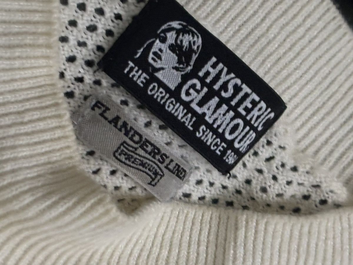 Hysteric Glamour HYSTERIC GLAMOUR MESH/COTTON T-SHIRT Size US L / EU 52-54 / 3 - 8 Thumbnail