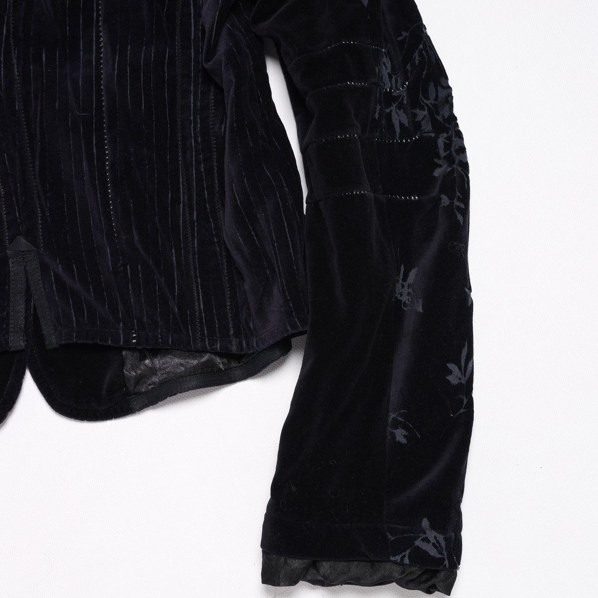 Marithe + Francois Girbaud Marithe Francois Girbaud Velvet Velour Blazer Avantgarde Size S / US 4 / IT 40 - 11 Thumbnail