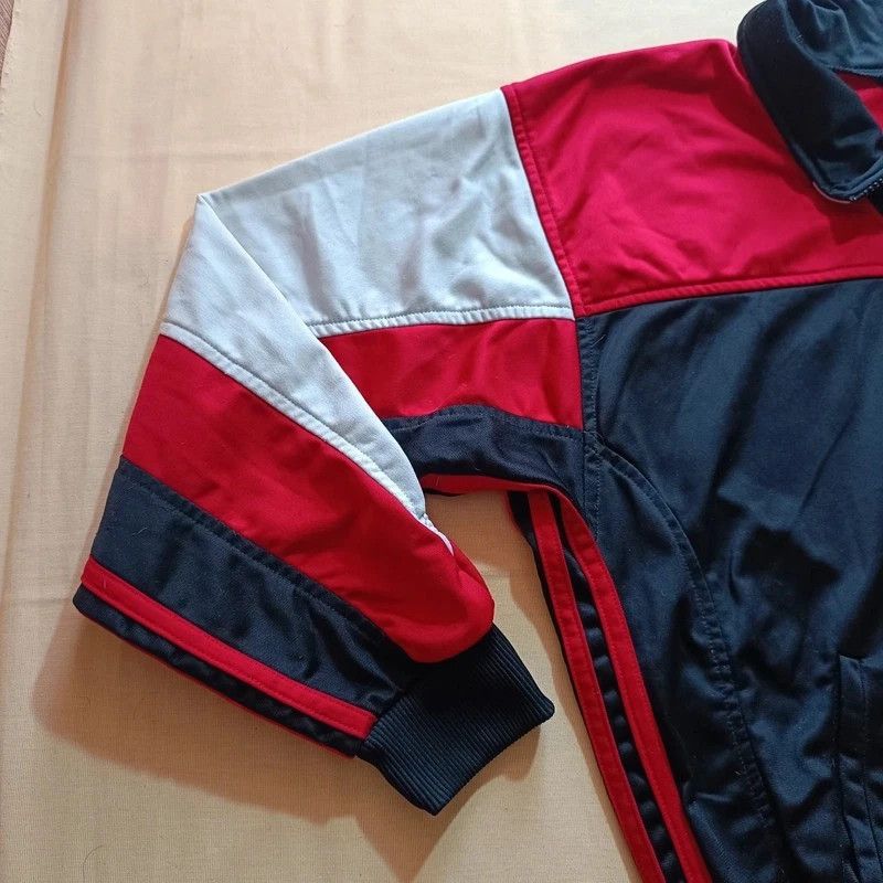 Adidas Vintage 80s Adidas Tracksuit Jacket Medium M Big Logo Size US M / EU 48-50 / 2 - 10 Thumbnail