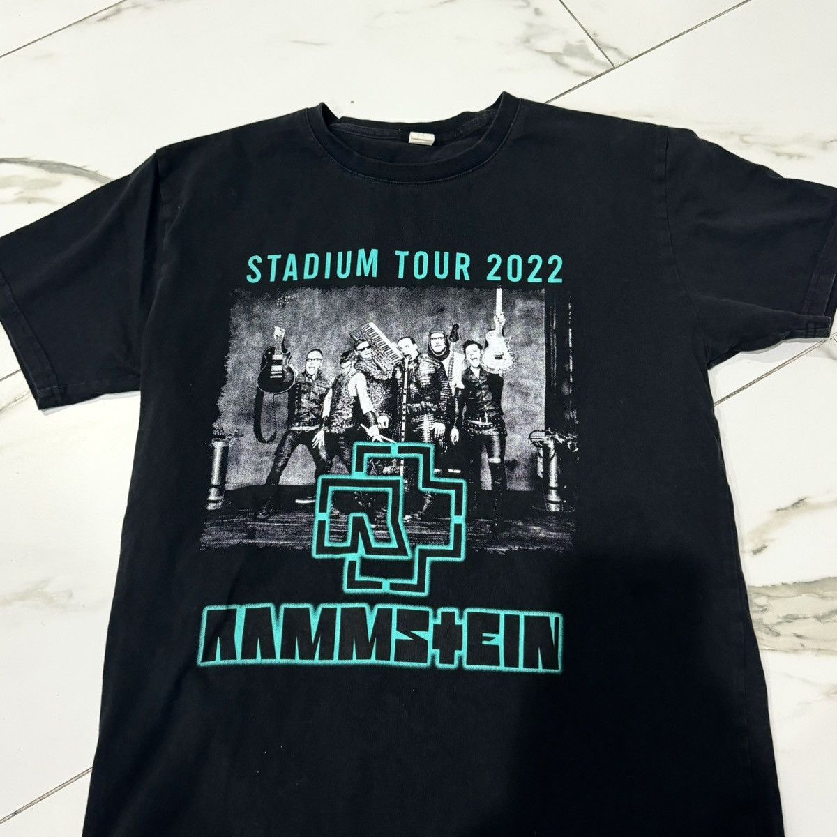 Band Tees × Vintage 2022 RAMMSTEIN TOUR TEE! Size US M / EU 48-50 / 2 - 4 Thumbnail