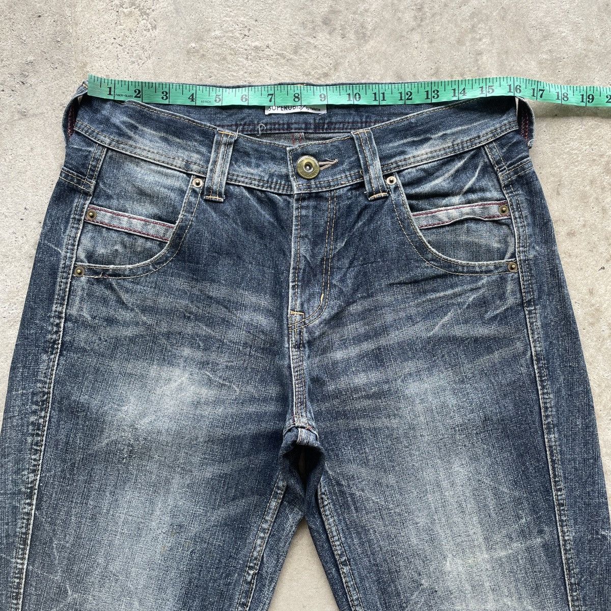 Japanese Brand W32💥 Vintage Japanese Distressed Jeans Faded Denim Pants Size US 32 / EU 48 - 5 Thumbnail