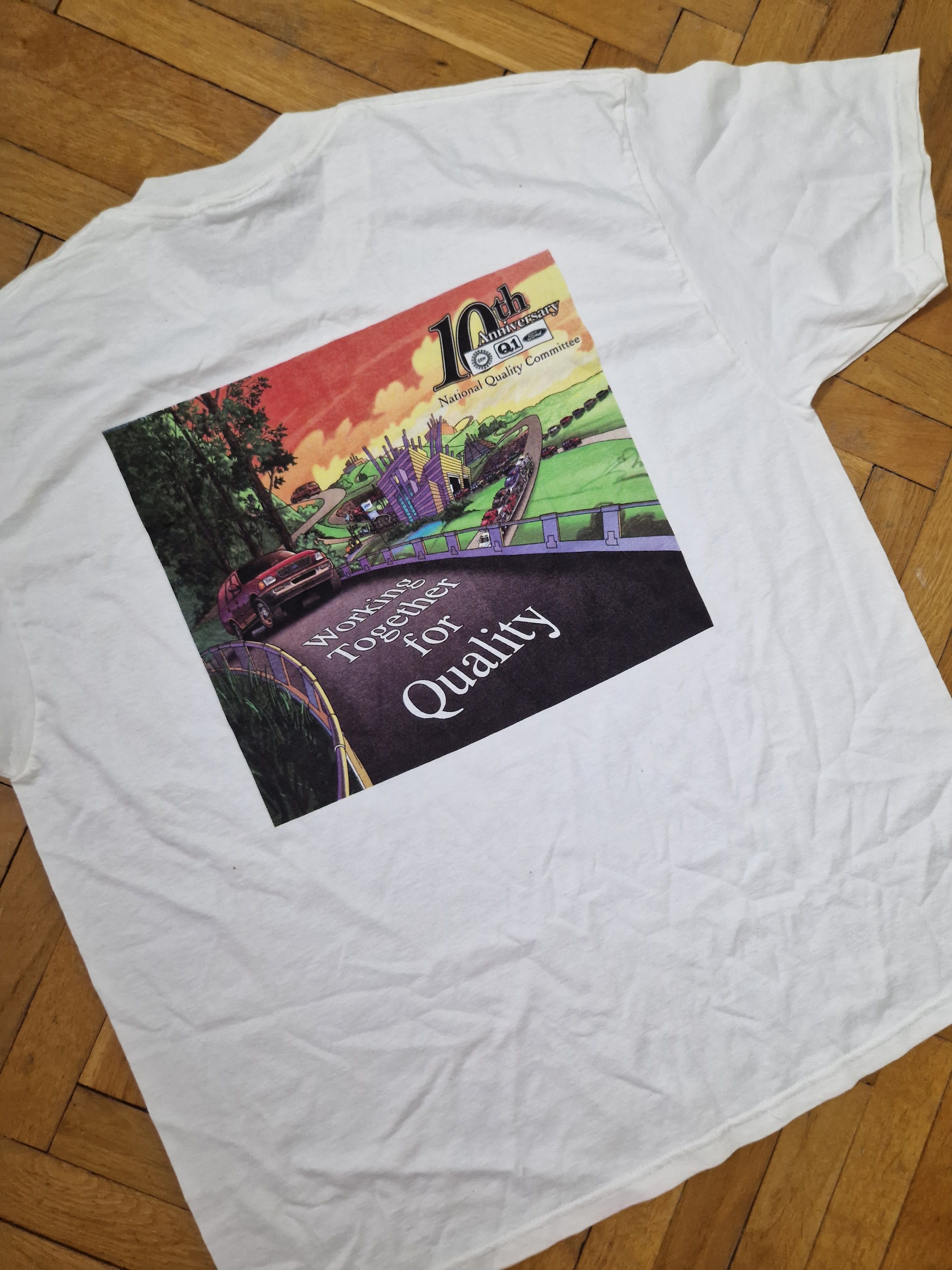 Vintage vintage t-shirt Size US XL / EU 56 / 4 - 2 Thumbnail