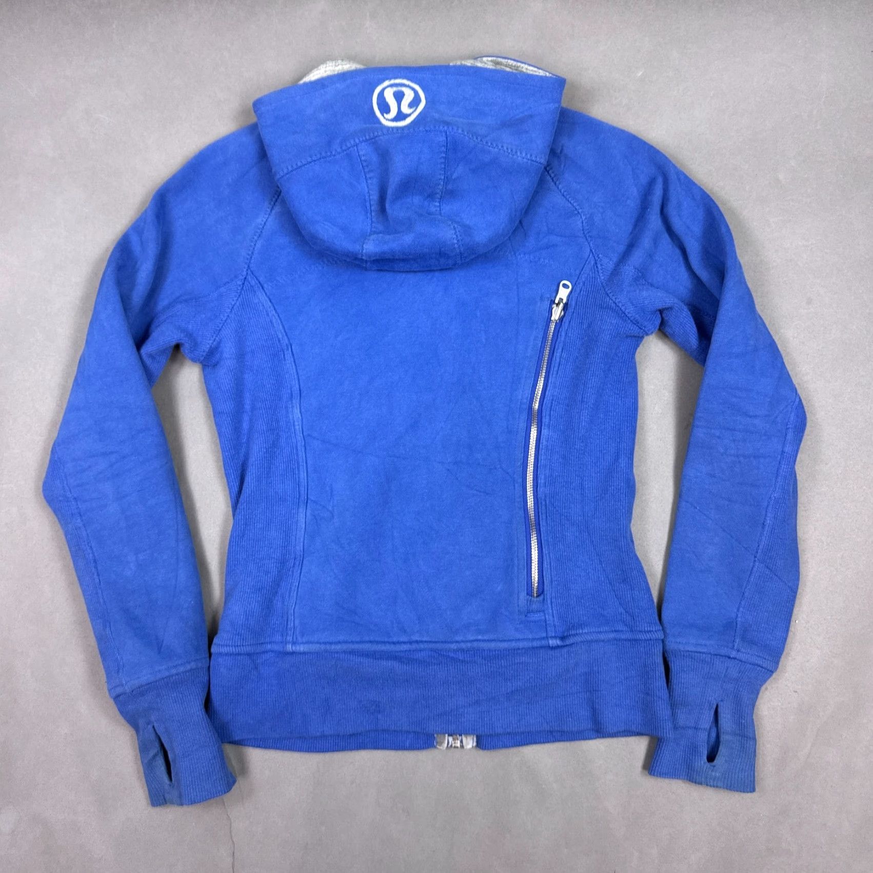 Lululemon Lululemon Jacket Womens 4 Blue Special Edition Scuba Full Zip Hooded All Seasons Size S / US 4 / IT 40 - 2 Thumbnail