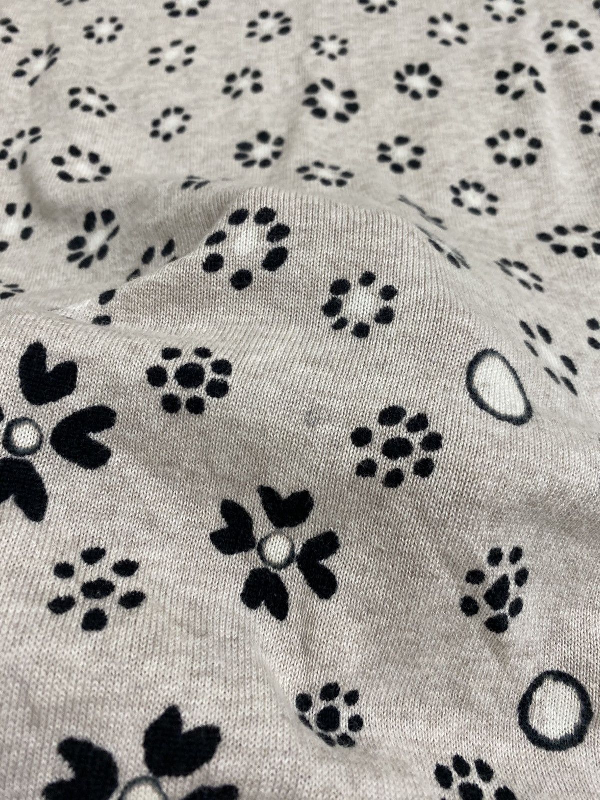 Gudrun Sjoden Organic Cotton Floral Knit Boho Dress Large