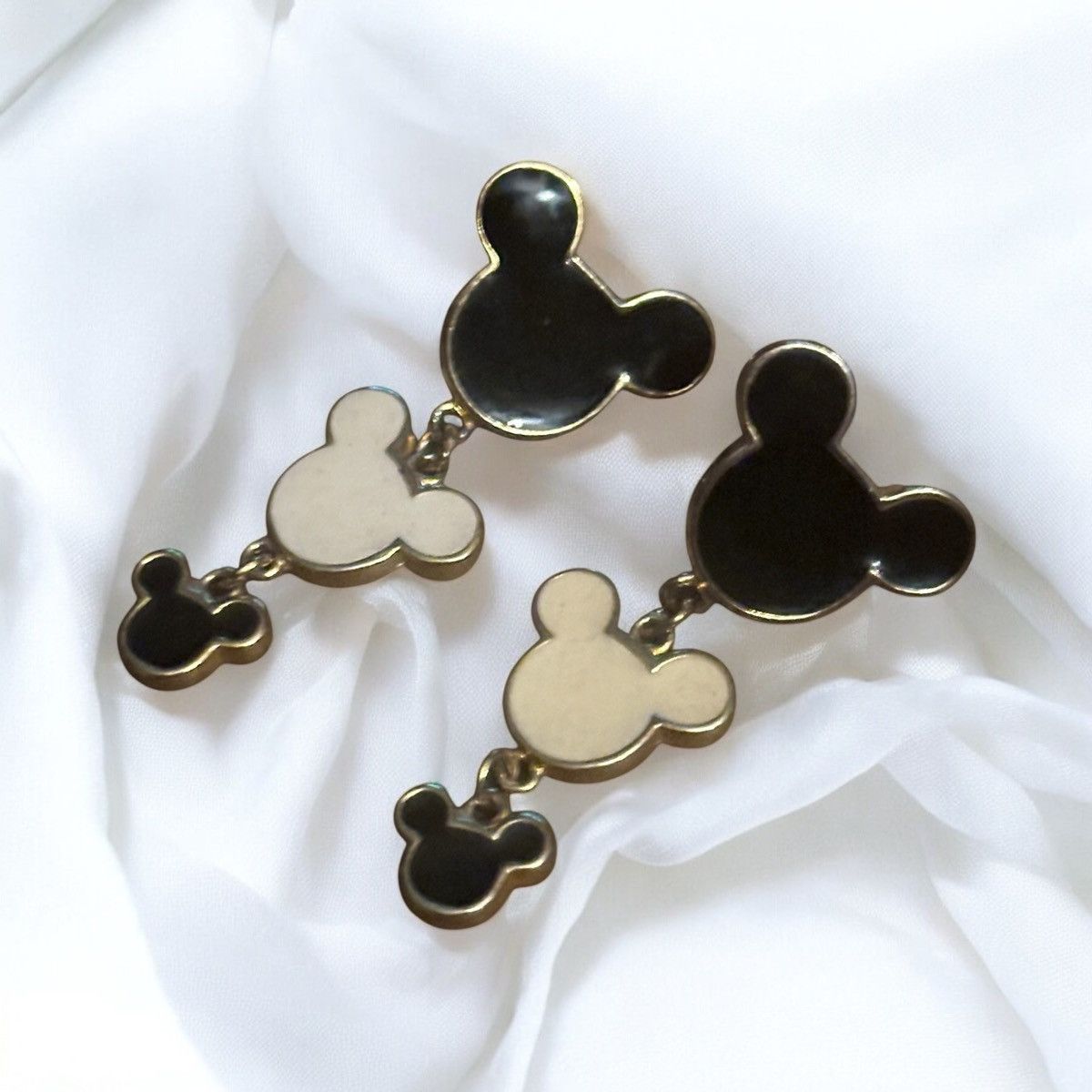 Disney Disney Mickey Mouse tiered dangle post earrings Size ONE SIZE - 2 Thumbnail