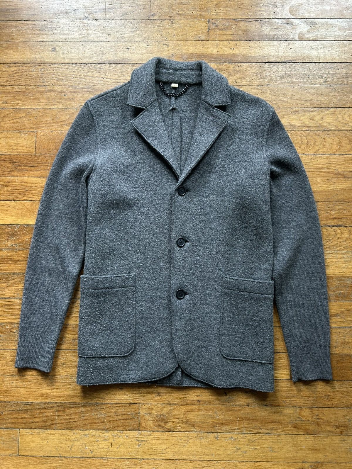 Burberry Burberry Knit Blazer Size US S / EU 44-46 / 1 - 1 Thumbnail