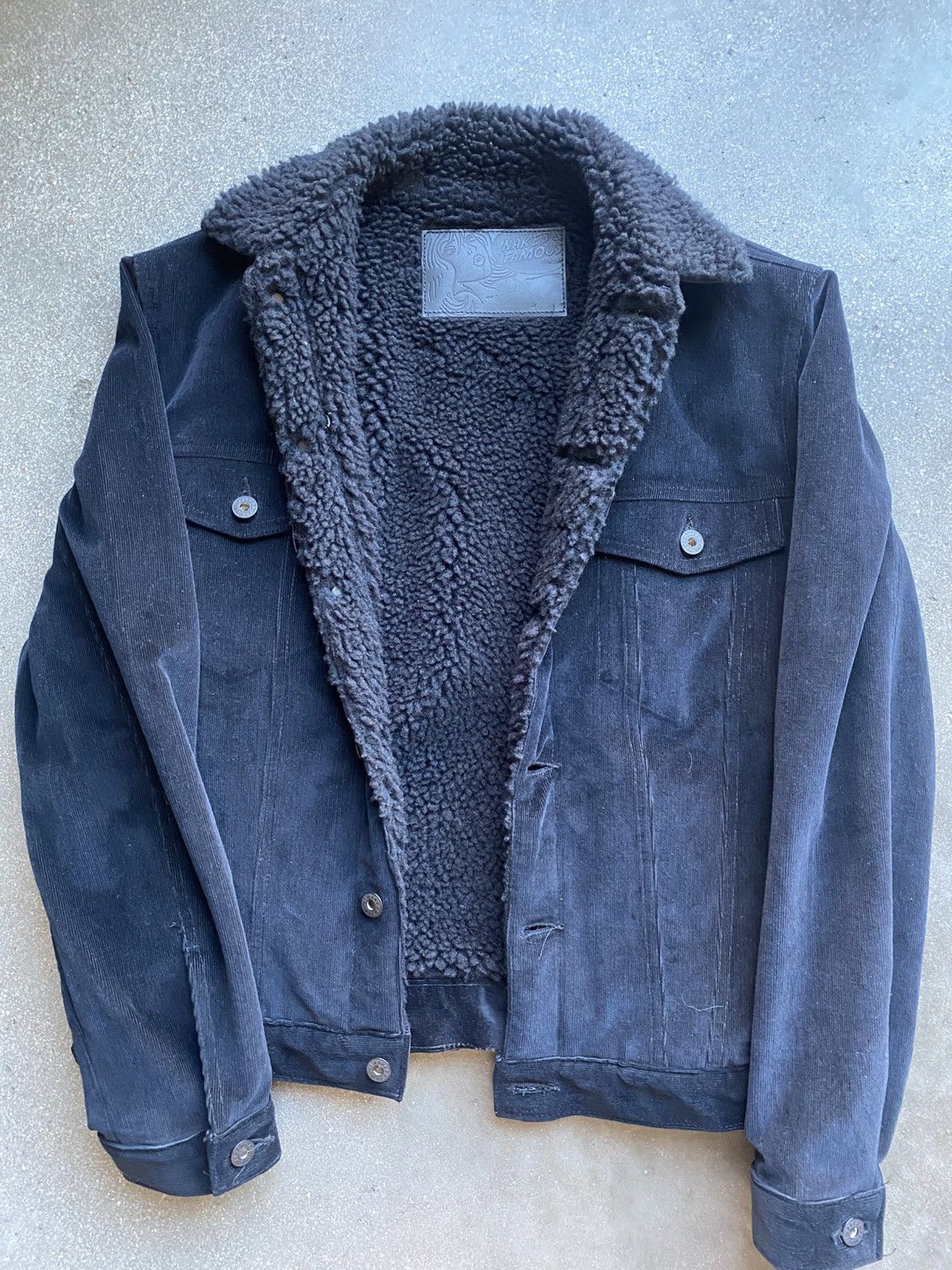 Naked & Famous Naked and Famous Corduroy Stretch Sherpa Jacket Size US S / EU 44-46 / 1 - 1 Thumbnail