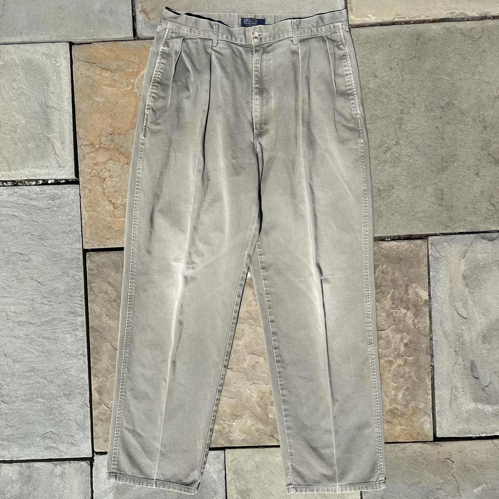 パンツ 90's POLO RALPH LAUREN Wool slack Vintage 90s POLO RALPH LAUREN Wool Pants Trouser Slack