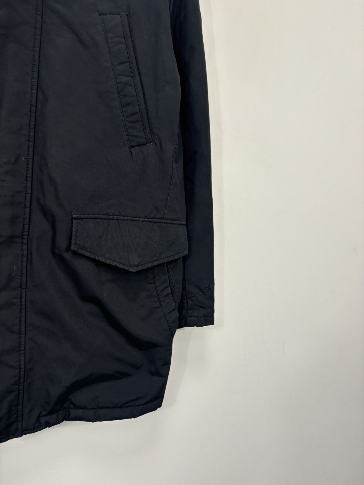 Woolrich Woolen Mills Woolrich John Rich & Bros Men’s Fishtail Black Parka Jacket Size US M / EU 48-50 / 2 - 7 Thumbnail