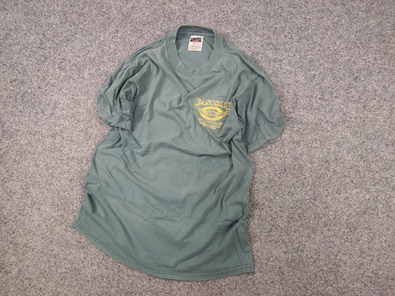 Harley Davidson Vintage 90s Harley Davidson Tultex Fastside Logo T Shirt Tee Size US M / EU 48-50 / 2 - 3 Thumbnail