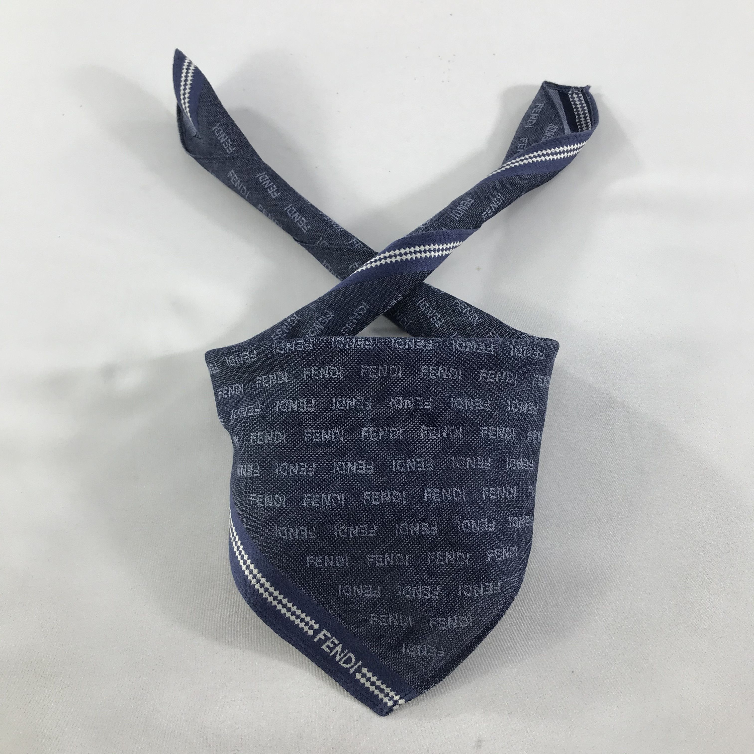 Vintage Vintage Fendi Bandana / Handkerchief / Neckerchief - S1399 Size ONE SIZE - 3 Thumbnail