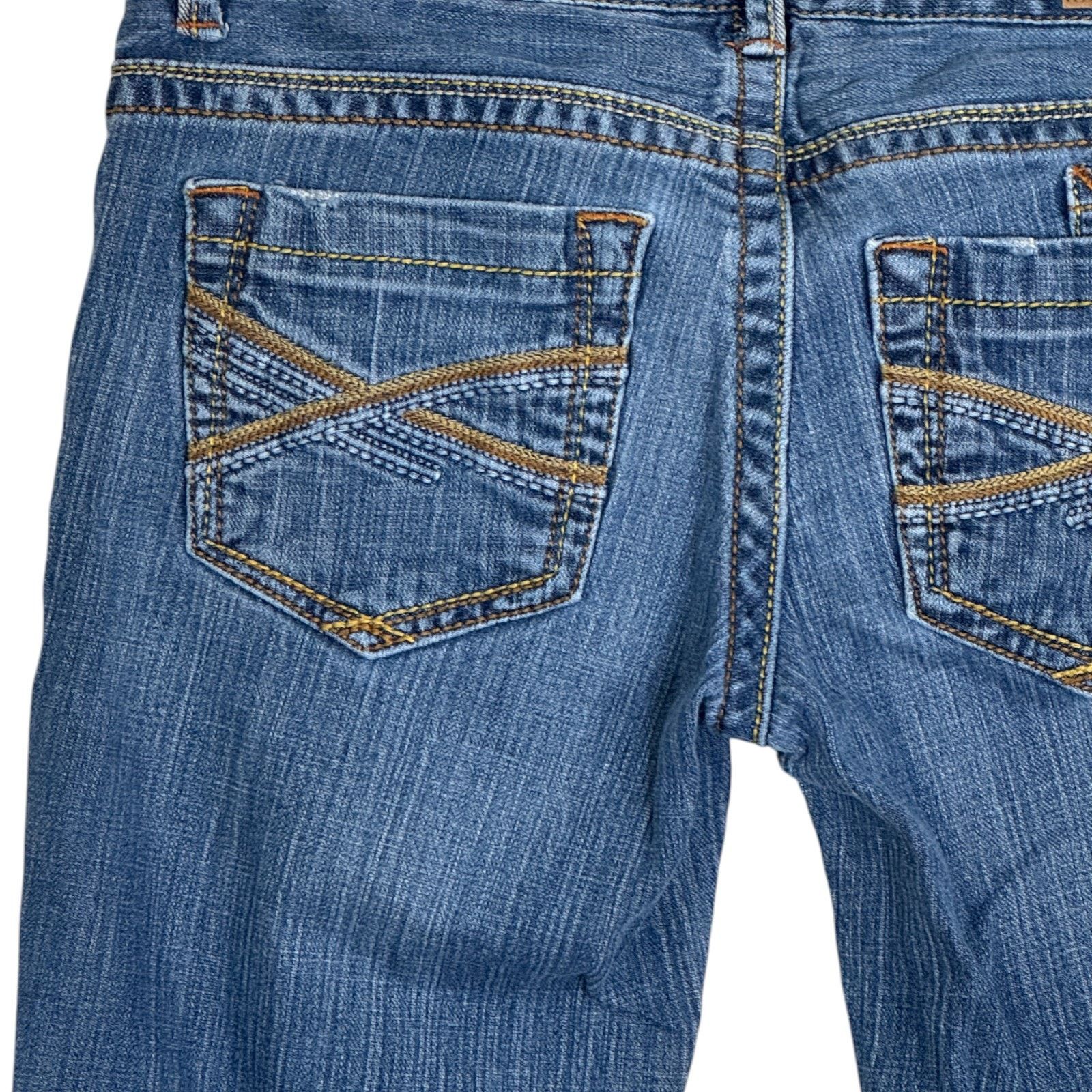 Aeropostale Aeropostale Womens Jeans Size 3/4 Blue Straight Leg Mid Rise Size 26" / US 2 / IT 38 - 7 Thumbnail