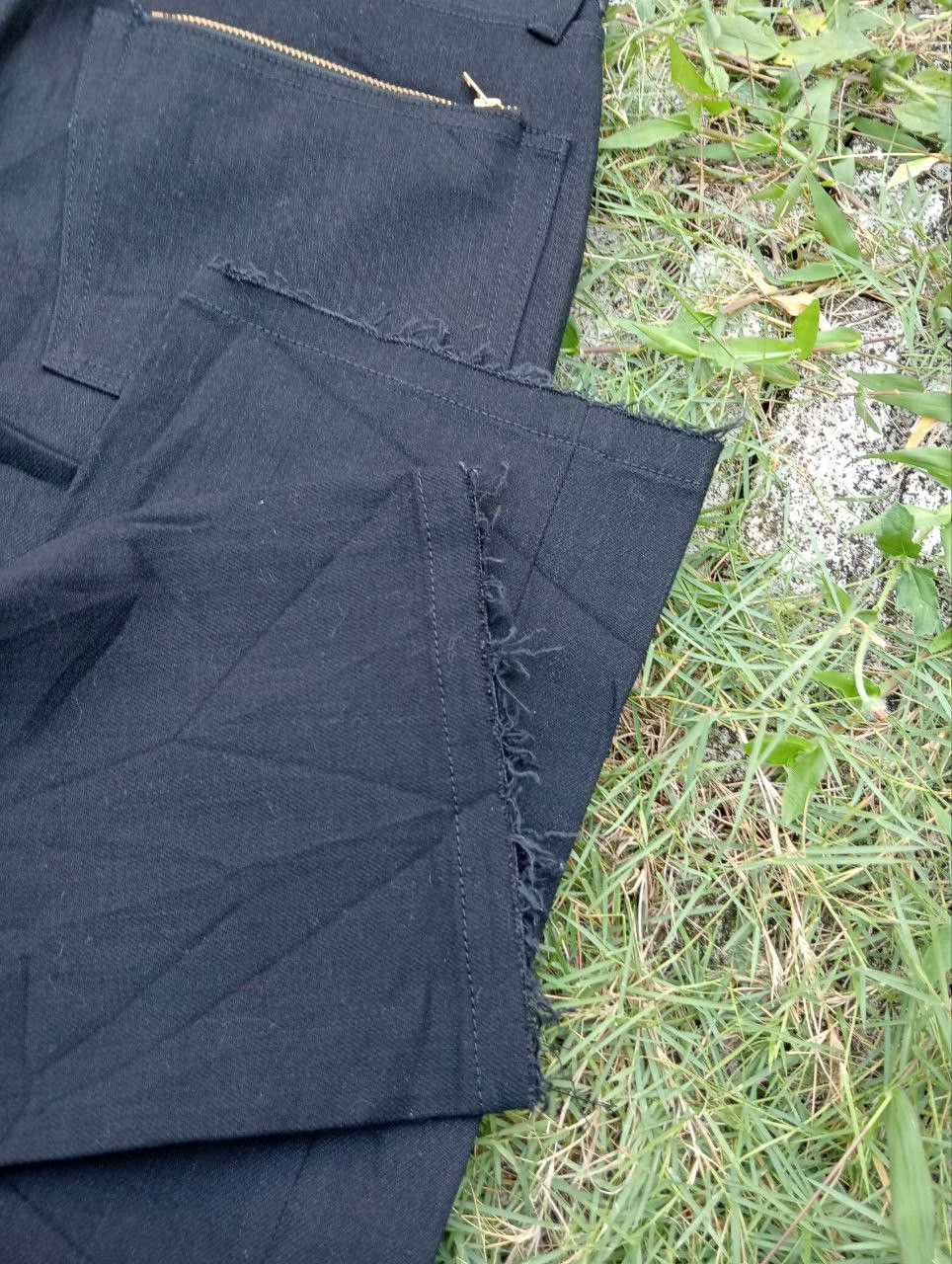 Japanese Brand Son Of The Cheese Japan 5 Pocket Black Jeans Size US 31 - 2 Thumbnail