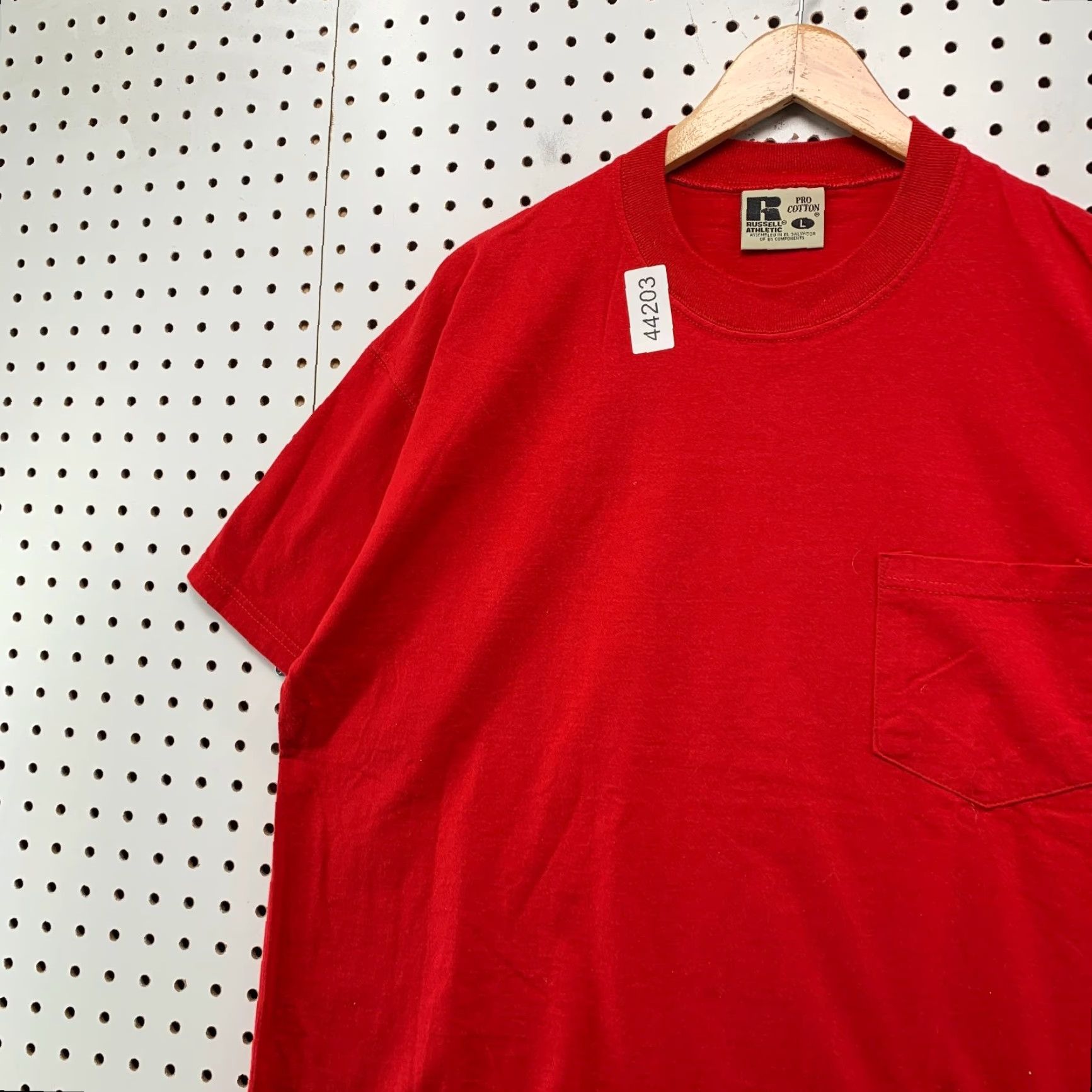 Russell Athletic VINTAGE Russell Athletic Pocket Pro Cotton Shirt Mens Large Red Short Sleeve Size US L / EU 52-54 / 3 - 2 Thumbnail