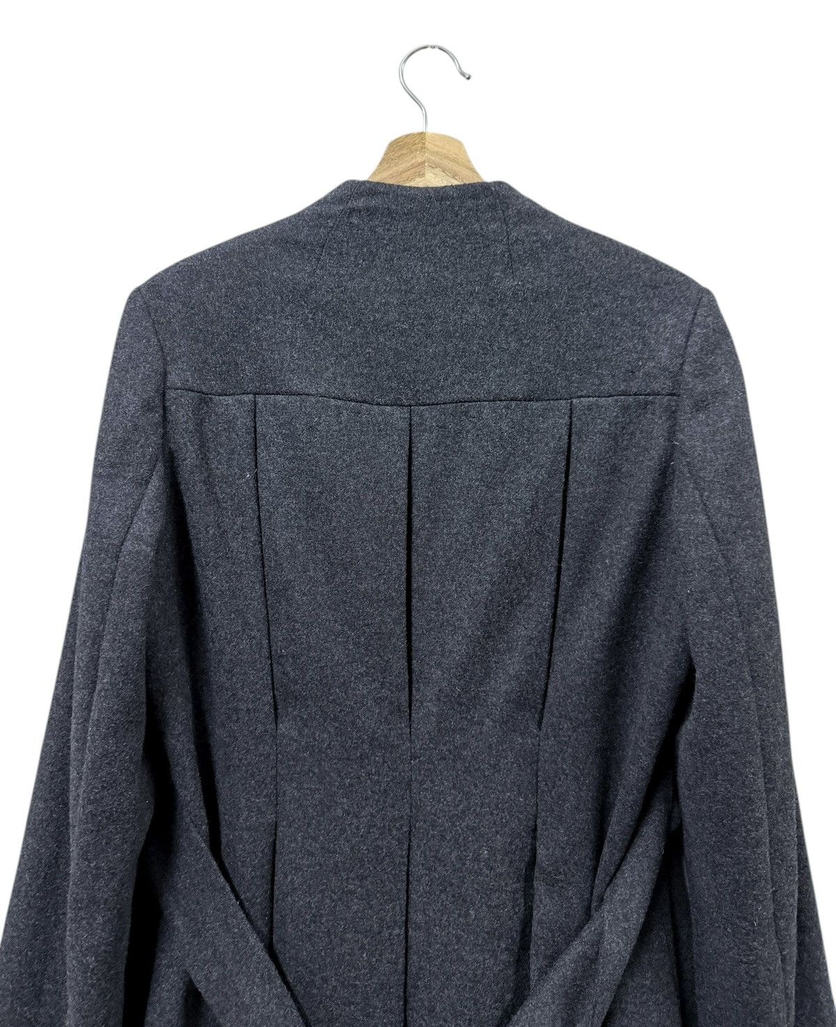 MM6 Max&Co Asymmetrical Wool Double Breasted Longjacket Belt Size US S / EU 44-46 / 1 - 13 Thumbnail