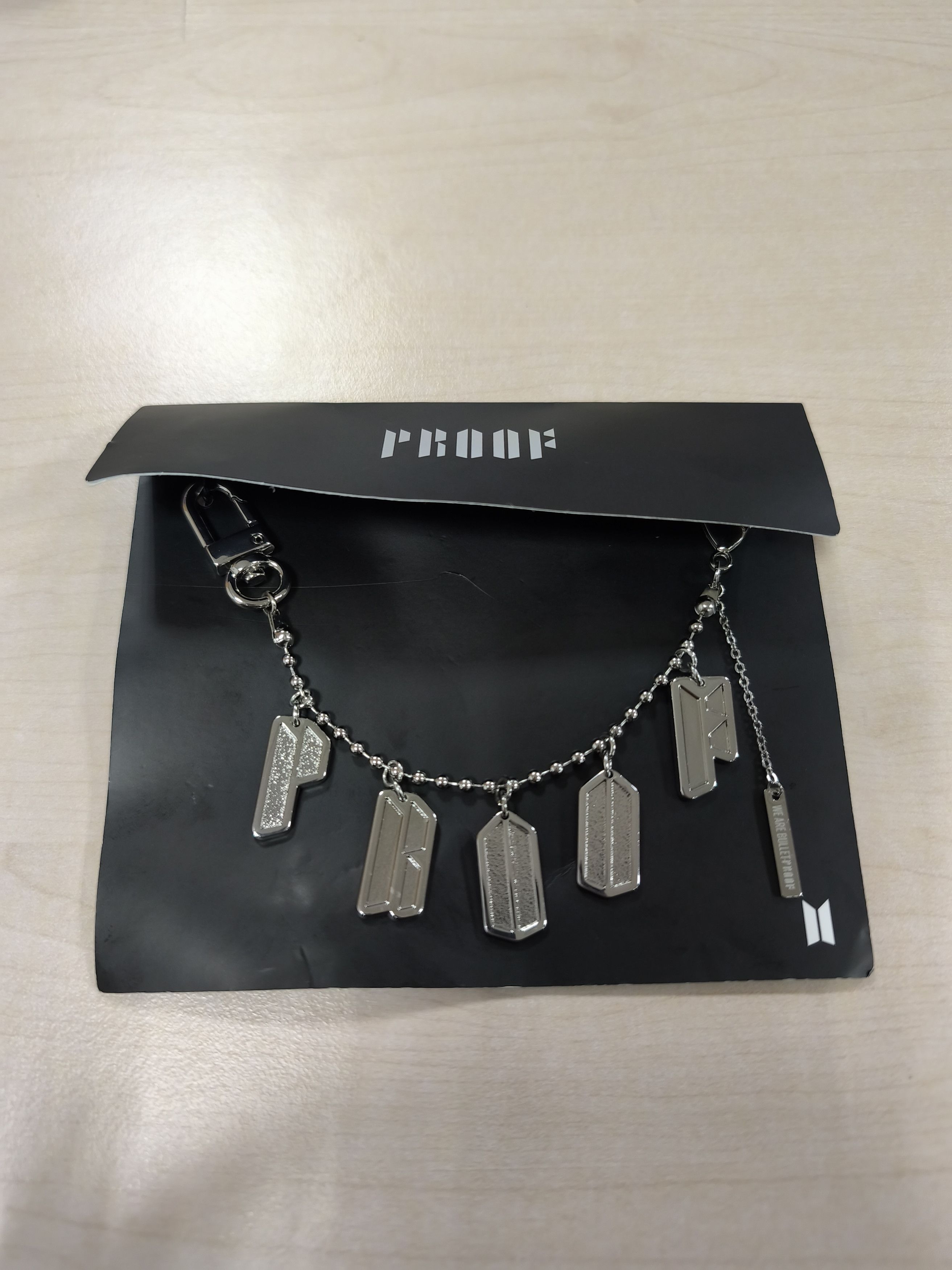 Japanese Brand BTS KEYRING PROOF (proof logo) Size ONE SIZE - 3 Thumbnail