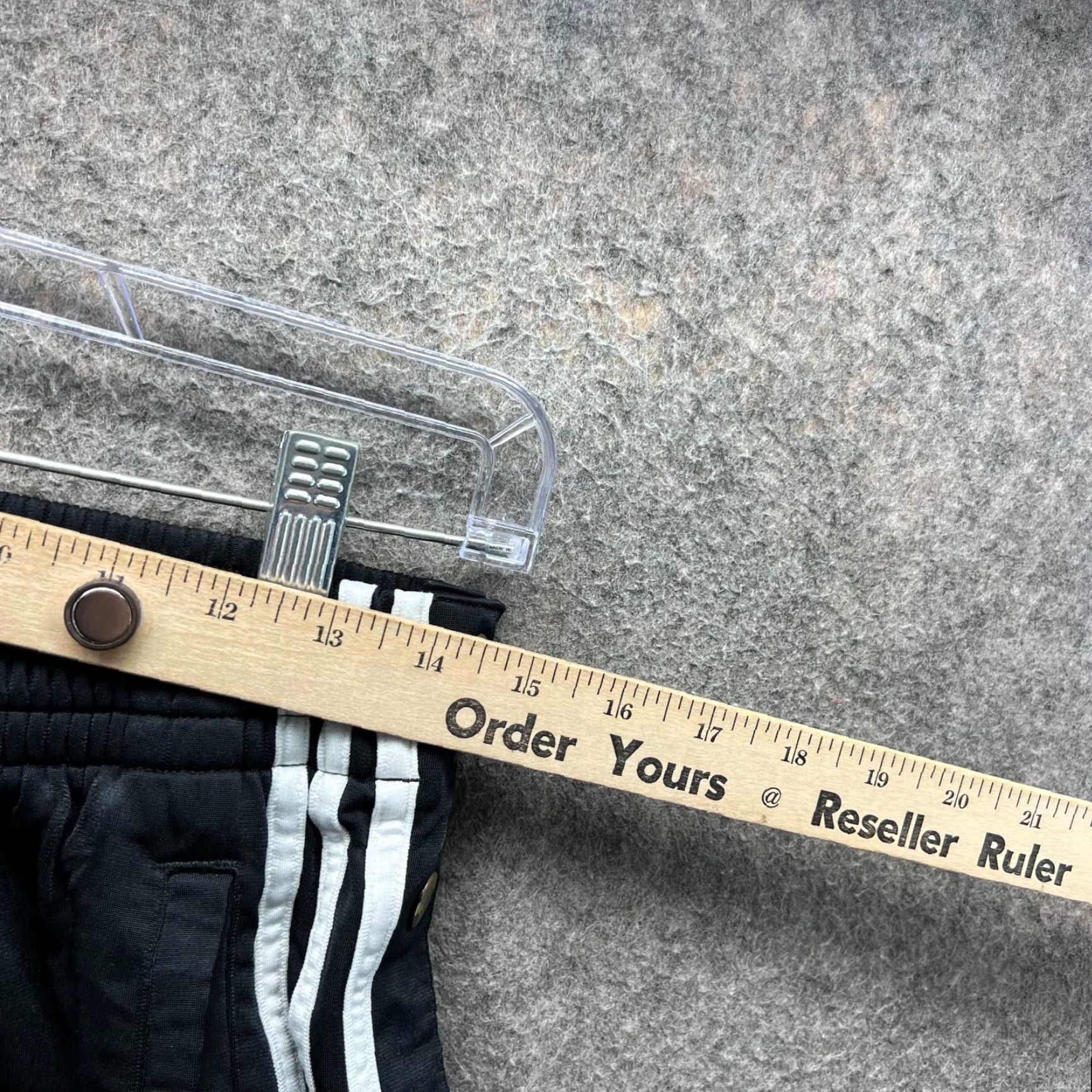 Adidas Vintage adidas Track Pants Mens Small Black Tearaway Snap 3-Stripes Tricot Pants Mens Small Black Tearaway Track Pants adidas Originals Size US 29 - 7 Thumbnail