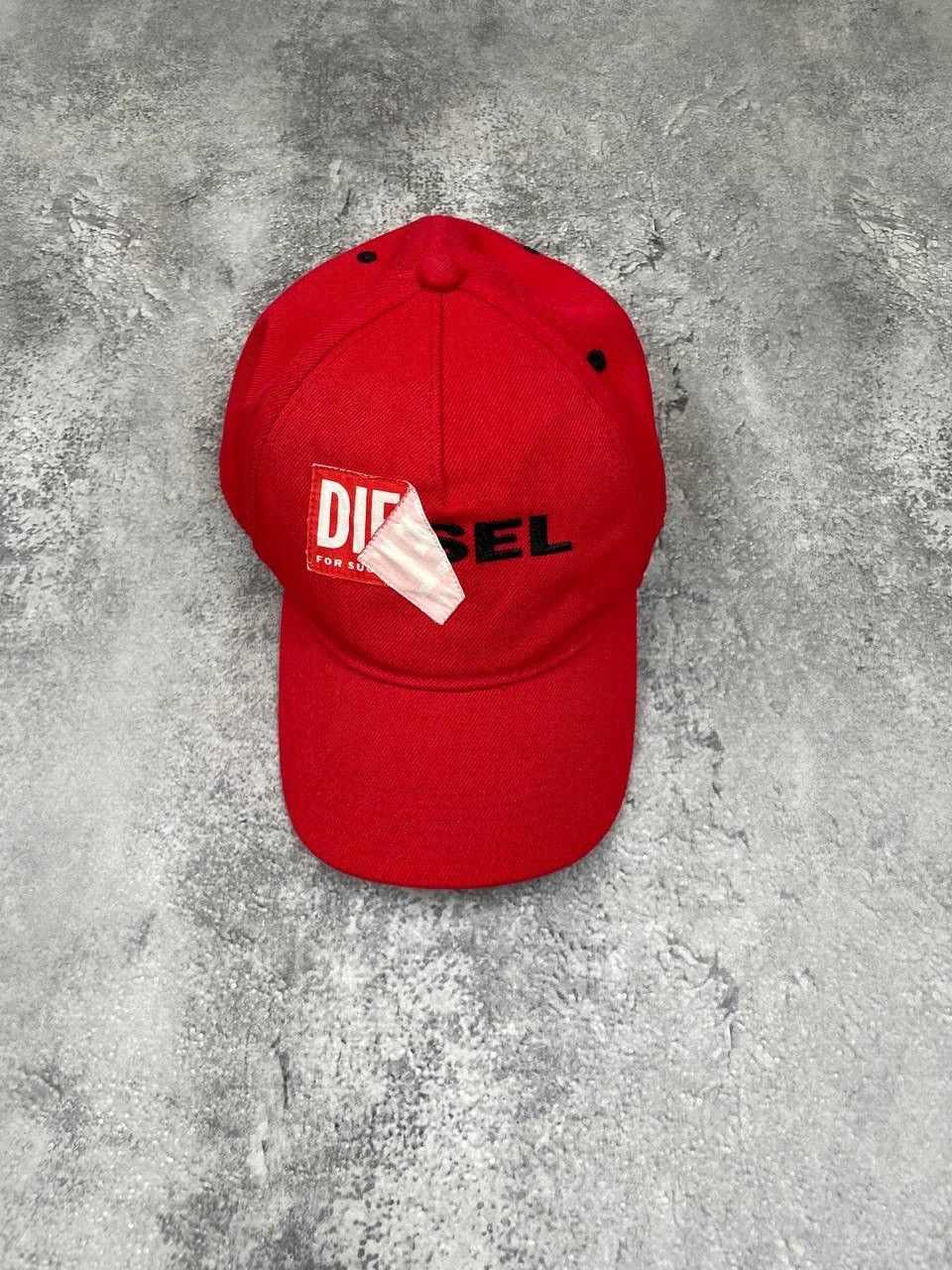 Diesel Diesel Men Cap Logo Red Size ONE SIZE - 1 Thumbnail