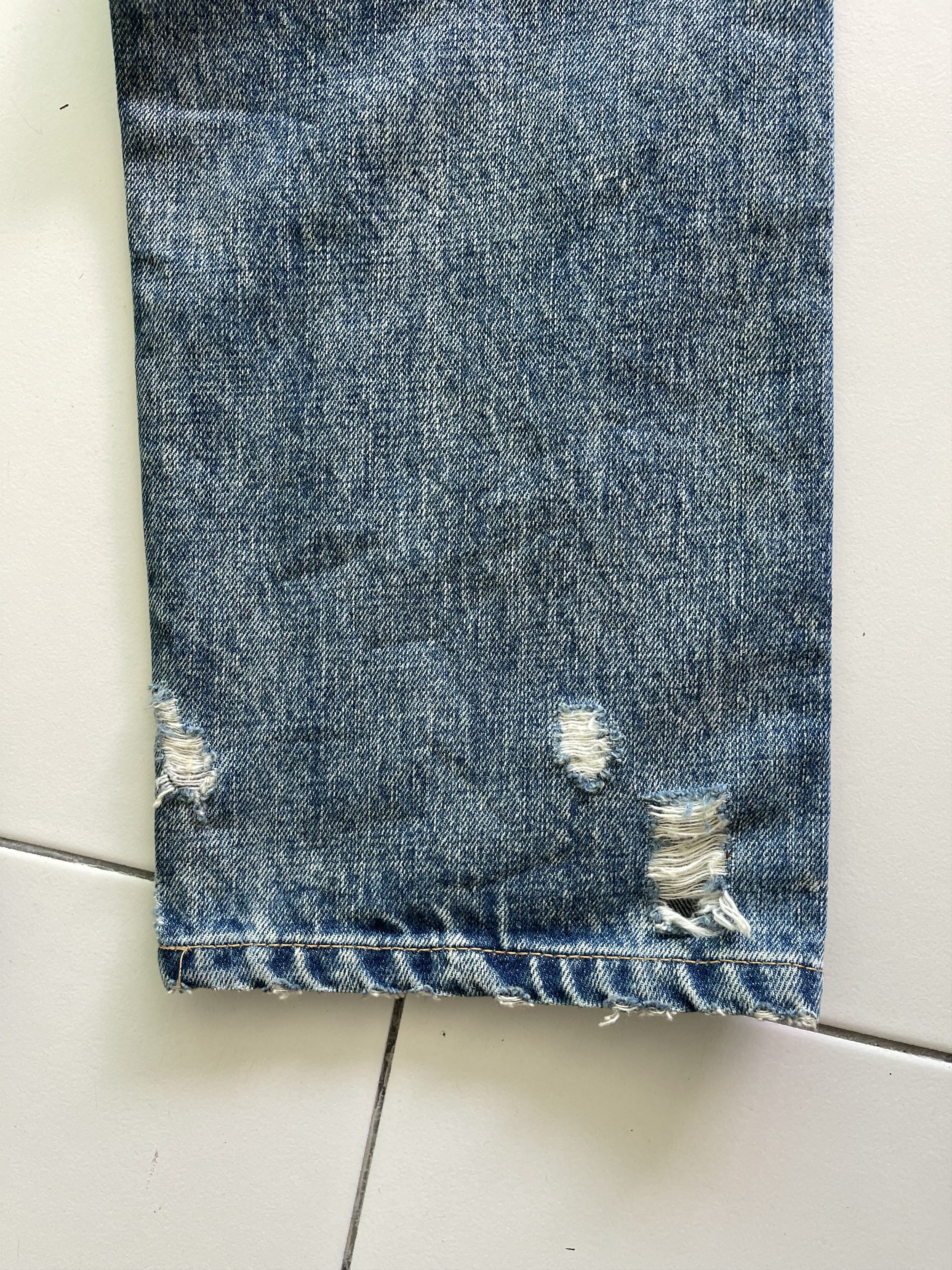 Designer × Japanese Brand RNA INC SLANG Distressed Denim Jeans Travis Schott Style Size US 34 / EU 50 - 15 Thumbnail