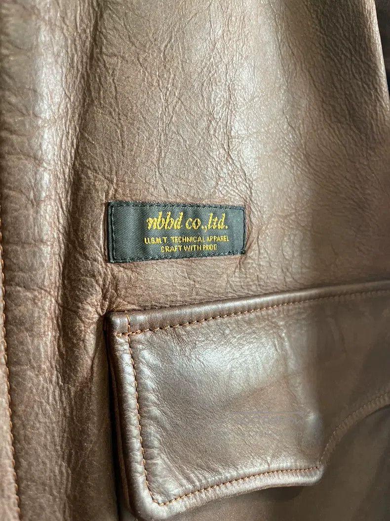 Neighborhood Neighborhood Leather Jacket Lamb Leather Flight Jacket Siz Size US S / EU 44-46 / 1 - 4 Thumbnail