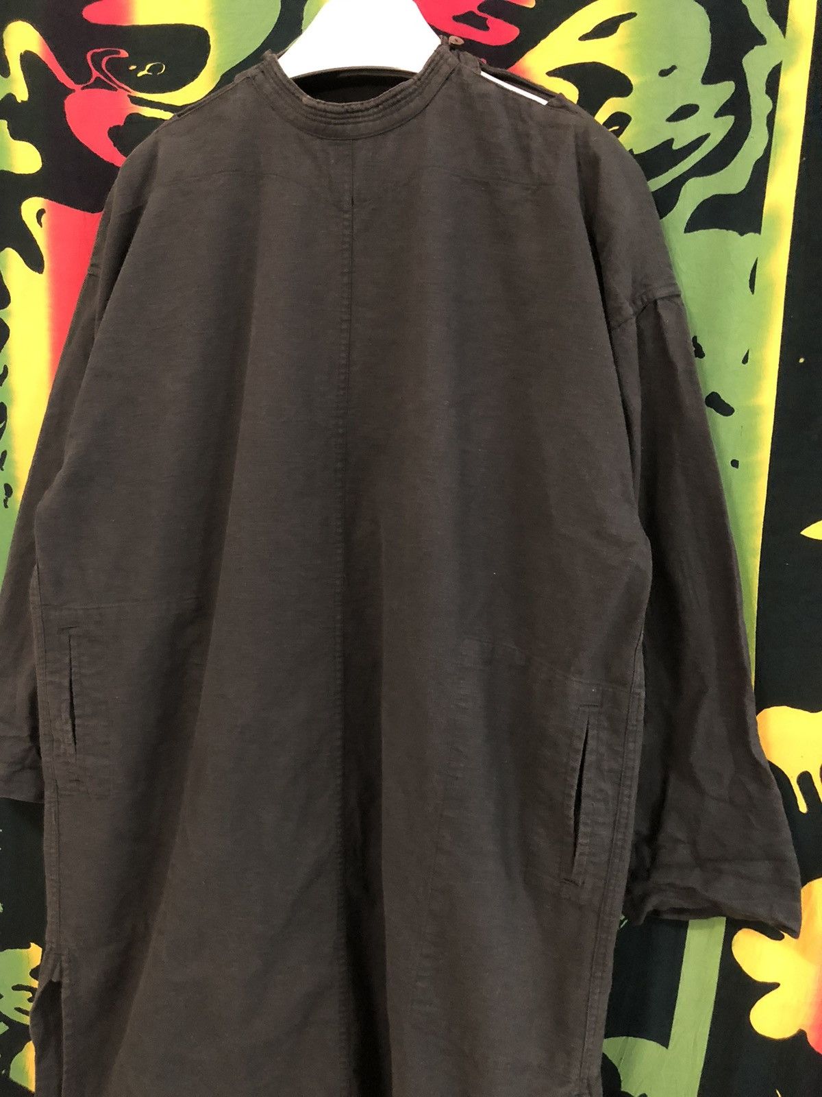 Issey Miyake × Vintage Vintage Issey Miyake cotton baggy dress Size M / US 6-8 / IT 42-44 - 2 Thumbnail