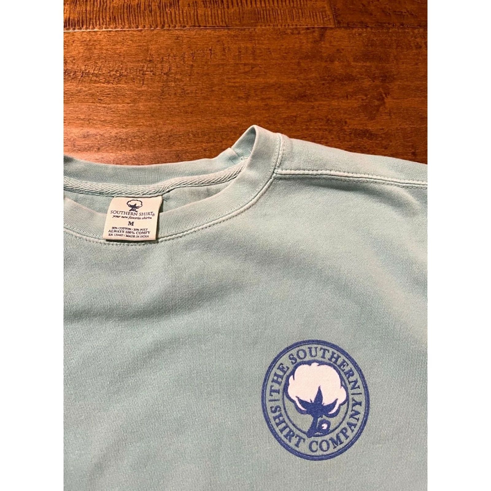 AQUA Southern Shirt Company Pastel Aqua Pullover Crewneck Sweatshirt Men's M Size US M / EU 48-50 / 2 - 4 Thumbnail