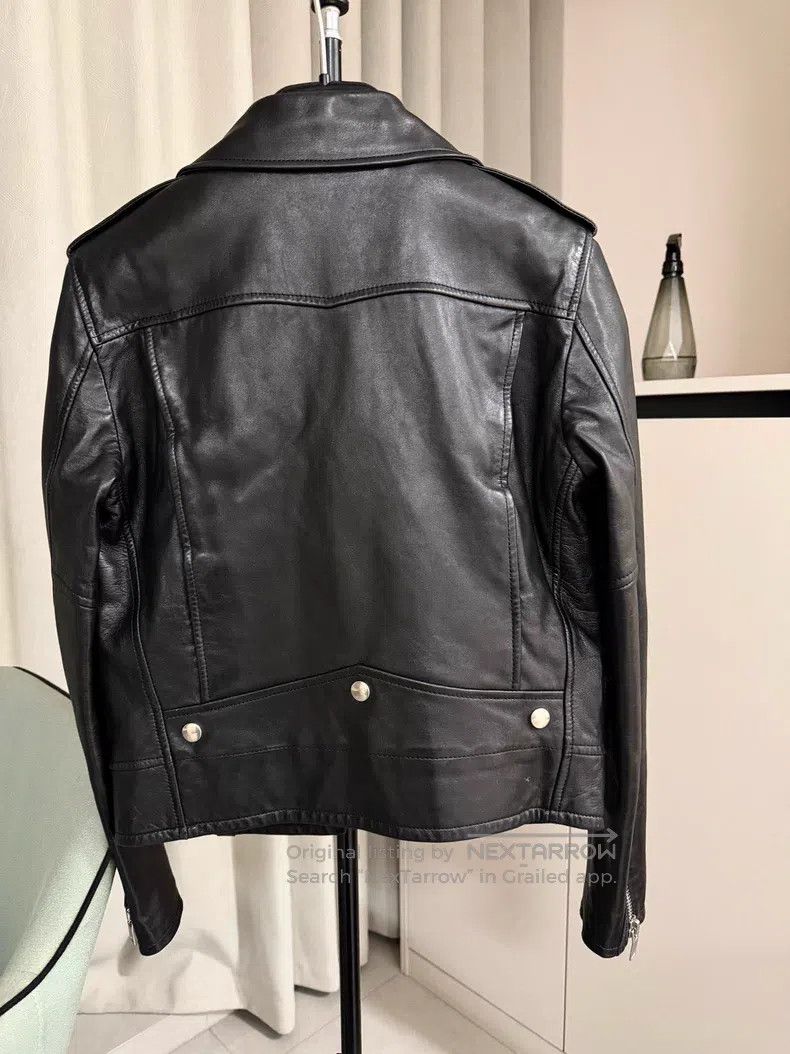 Saint Laurent Paris Saint Laurent Paris Motorcycle Zip Leather Jacket Size XS / US 0-2 / IT 36-38 - 3 Thumbnail