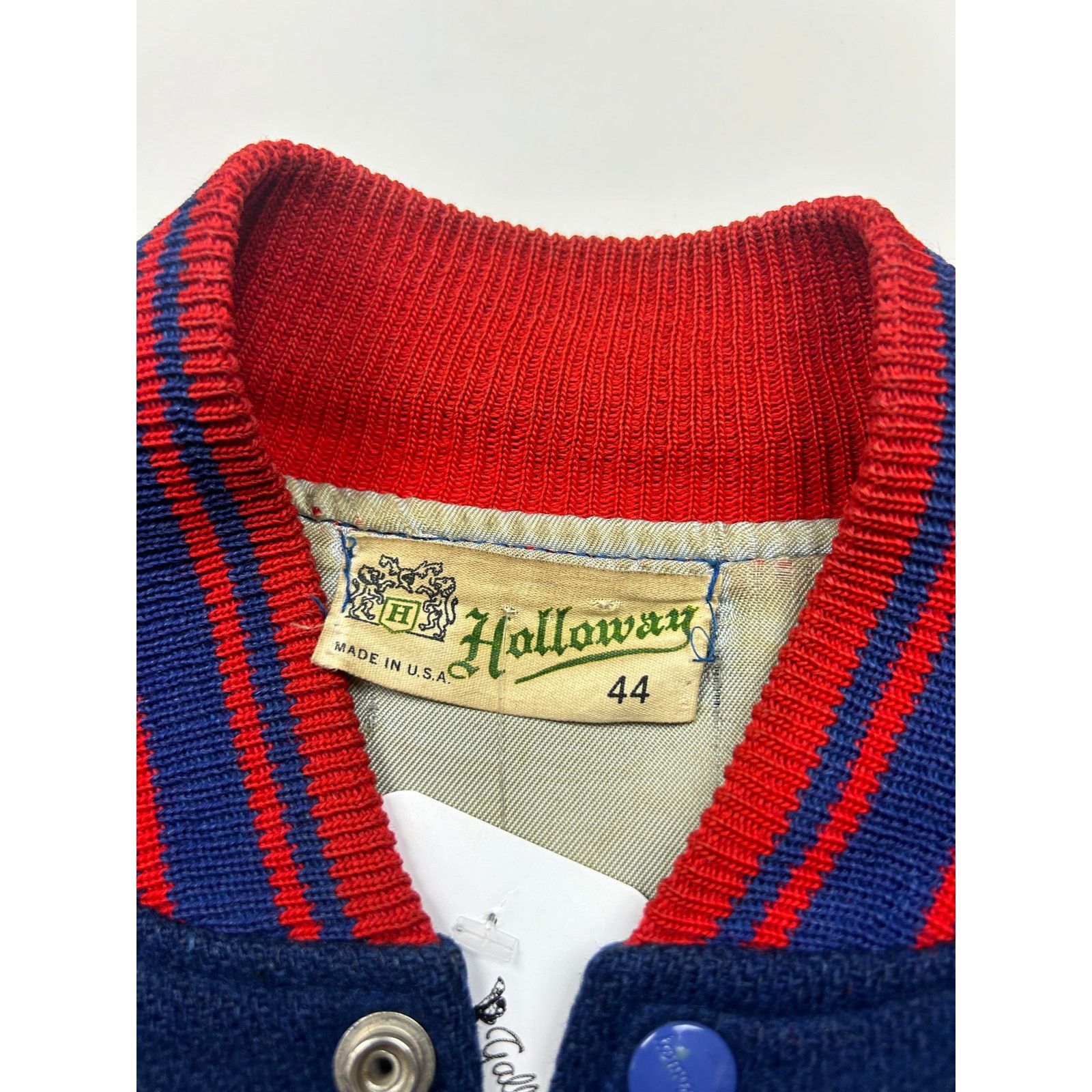 Vintage Vintage 70s/80s Holloway Falcons Stitched Varsity 44 L Size US L / EU 52-54 / 3 - 3 Thumbnail