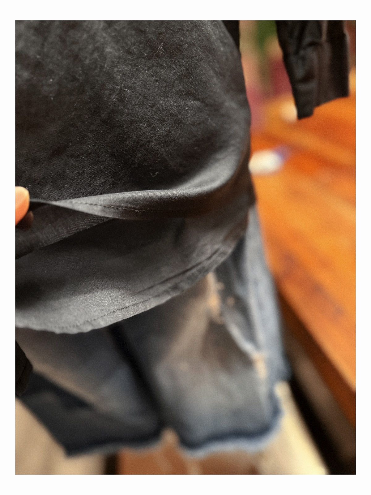 Other Black Mandarin Collar Shirt – Military-Inspired Minimalism Size US M / EU 48-50 / 2 - 7 Thumbnail